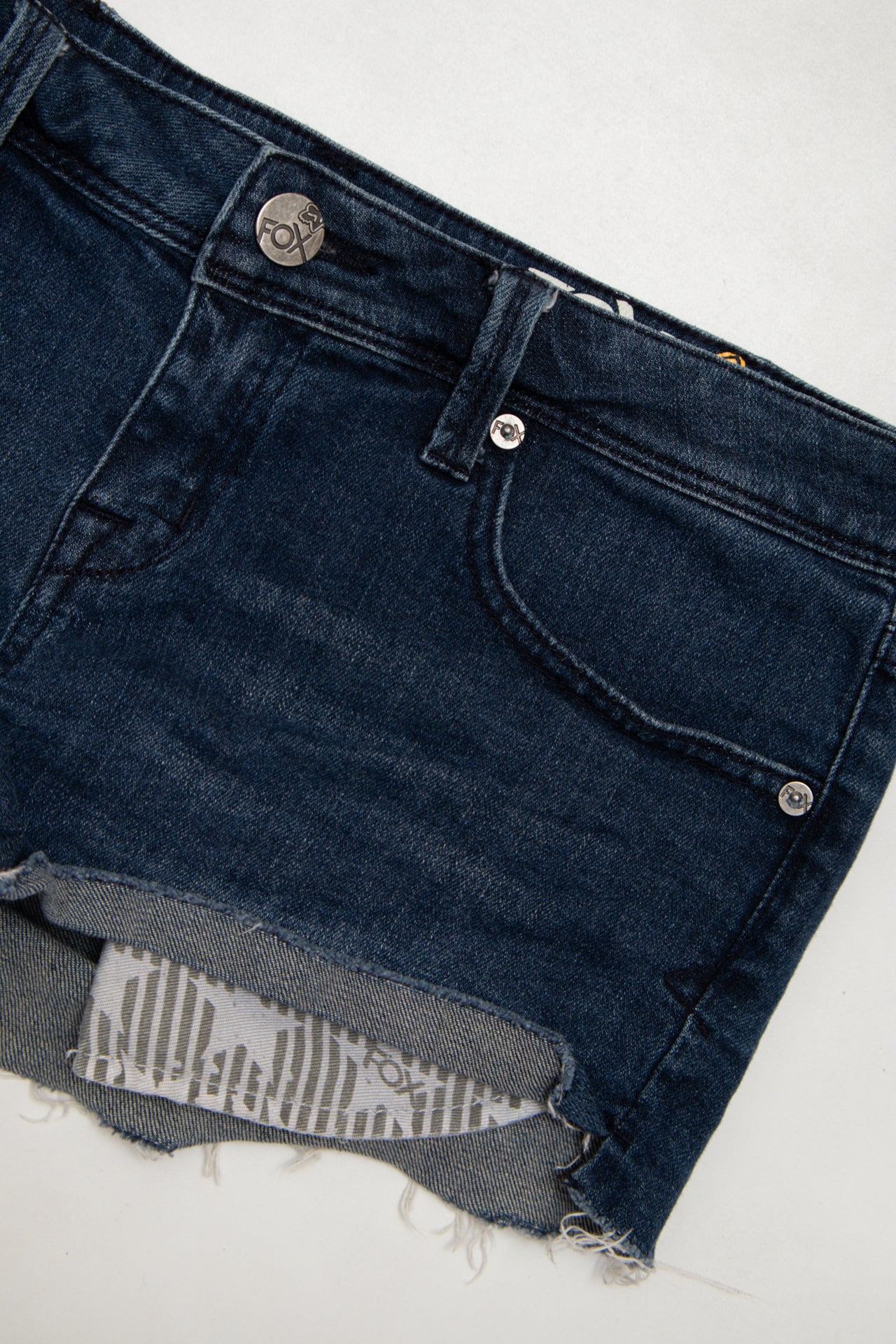 #131 Fox Denim Shorts Dark Blue | c. 174 | Size 10