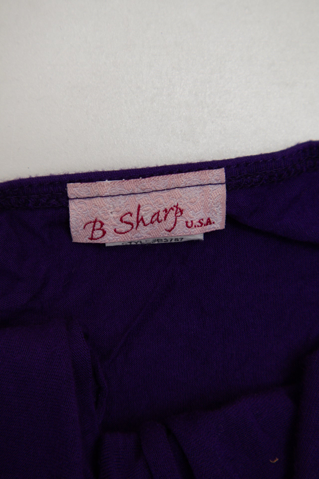 #140 B Sharp Halter Top Purple | c. 173 | Size 10