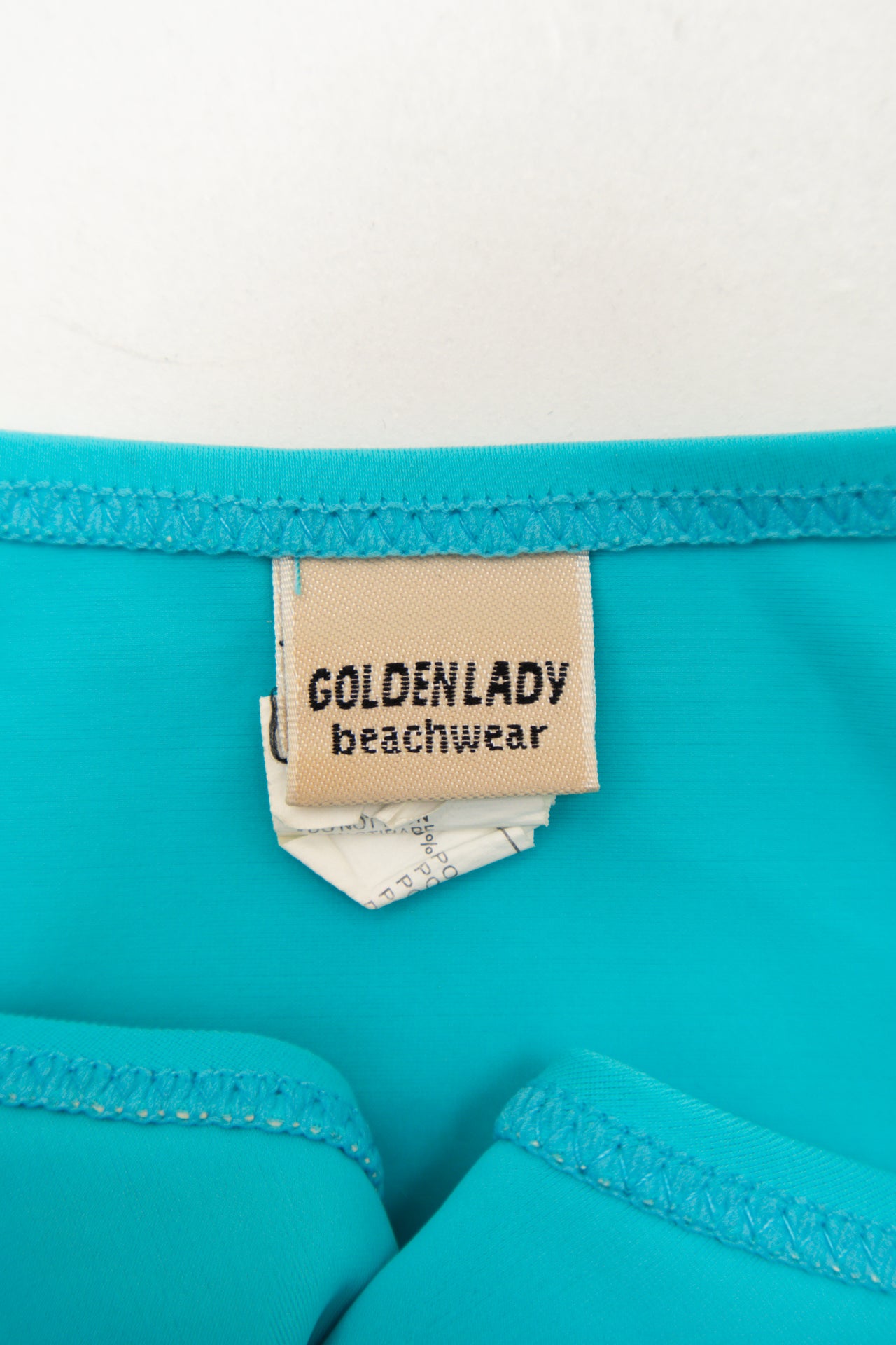 # Goldenlady Beachwear Bikini Set (top And Bottom) Turquoise / Aqua Blue | c. 174 | Size 10