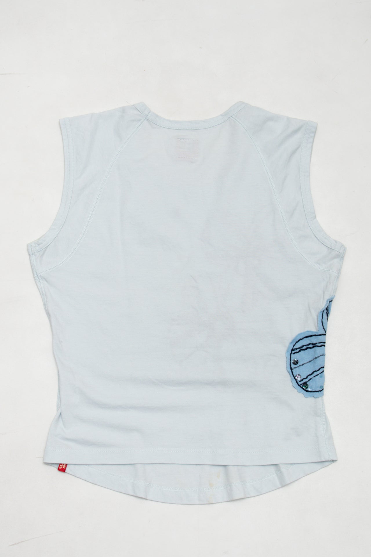 #59 Miss Sixty Sleeveless Embellished Top White | c. 173 | Size 8