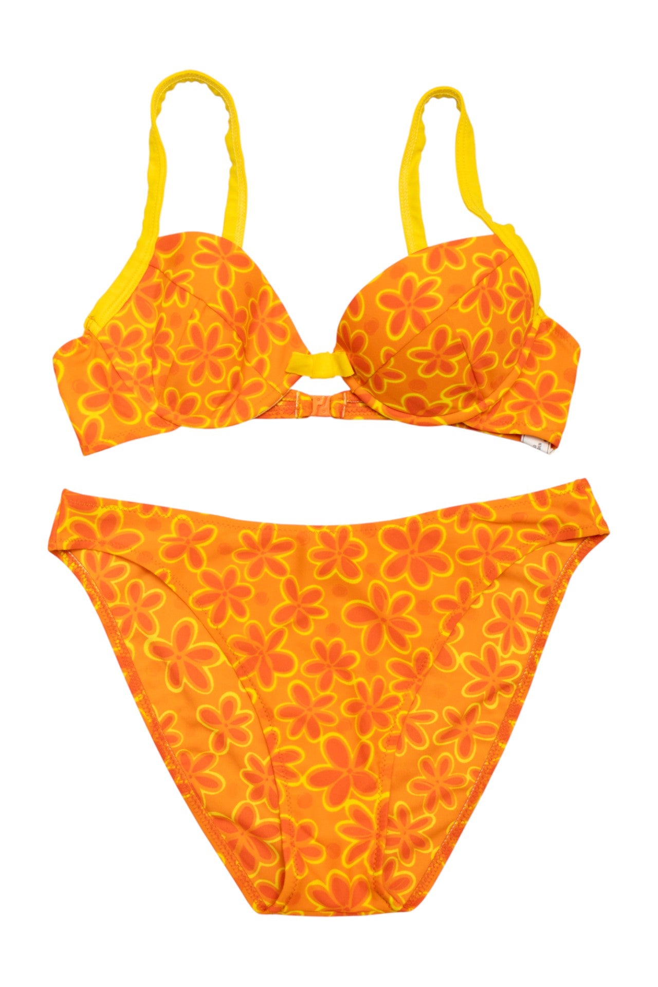 #219 Refece Bikini Set (bra Top And Brief Bottoms) Orange | c. 173 | Size 10