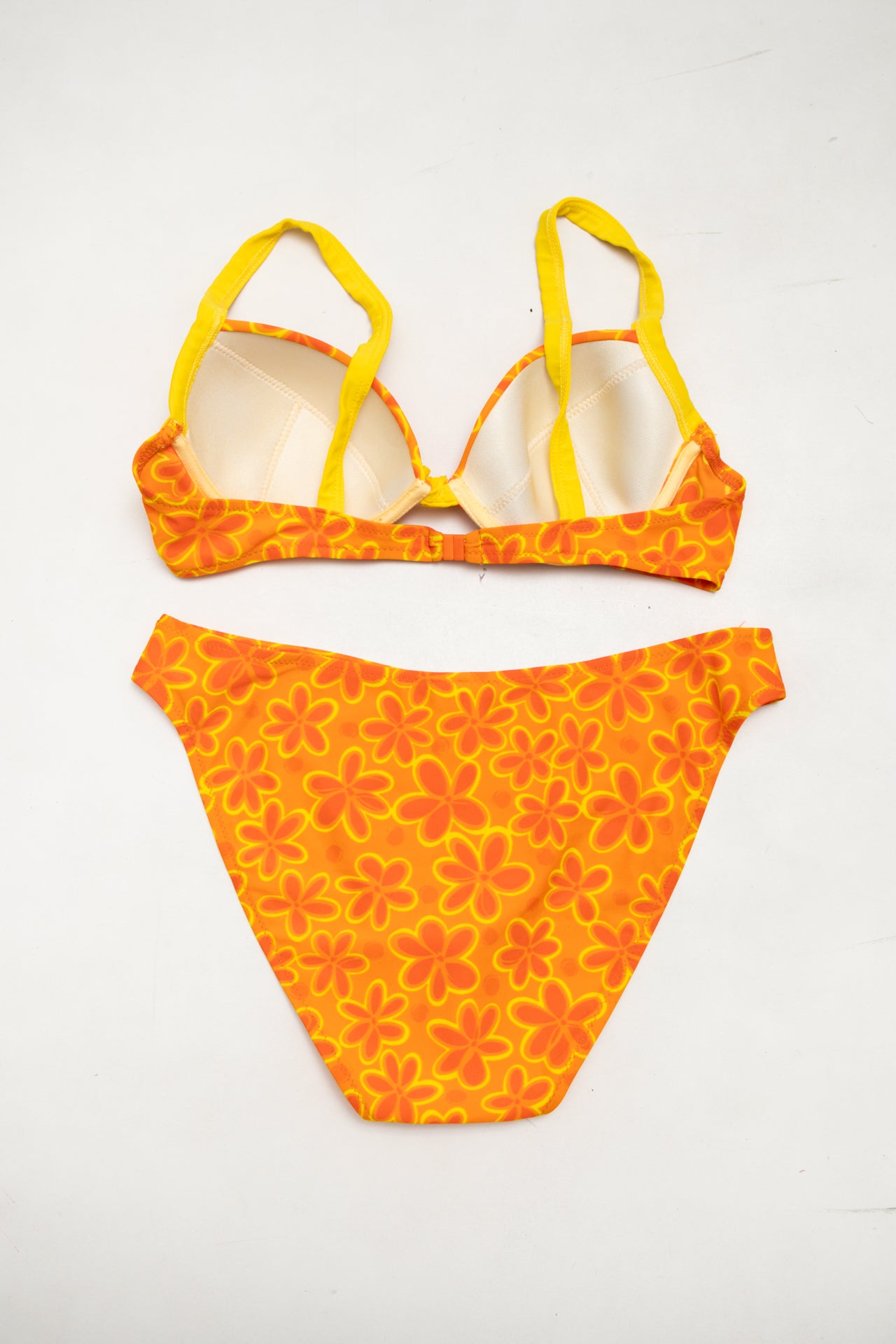 #219 Refece Bikini Set (bra Top And Brief Bottoms) Orange | c. 173 | Size 10