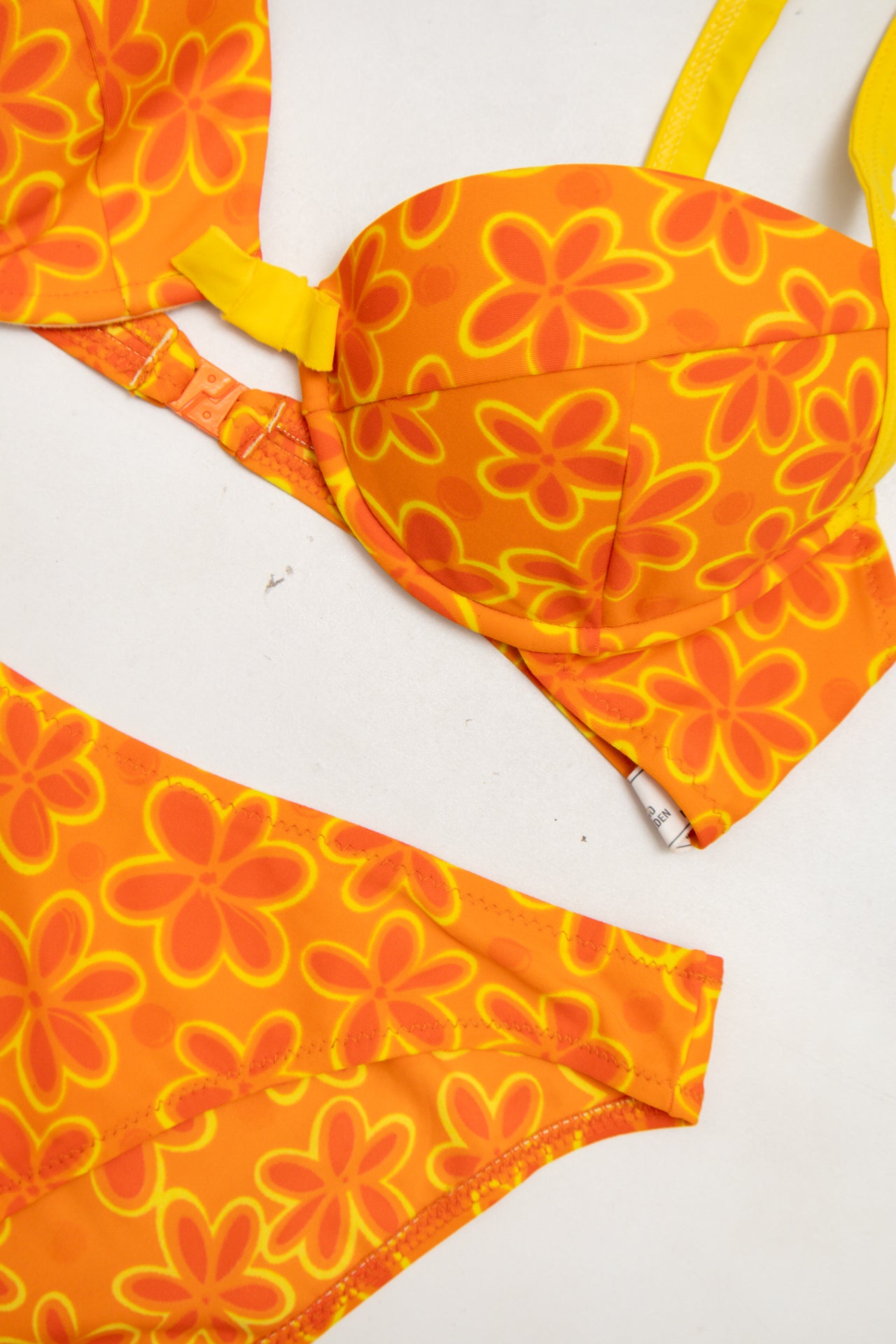 #219 Refece Bikini Set (bra Top And Brief Bottoms) Orange | c. 173 | Size 10
