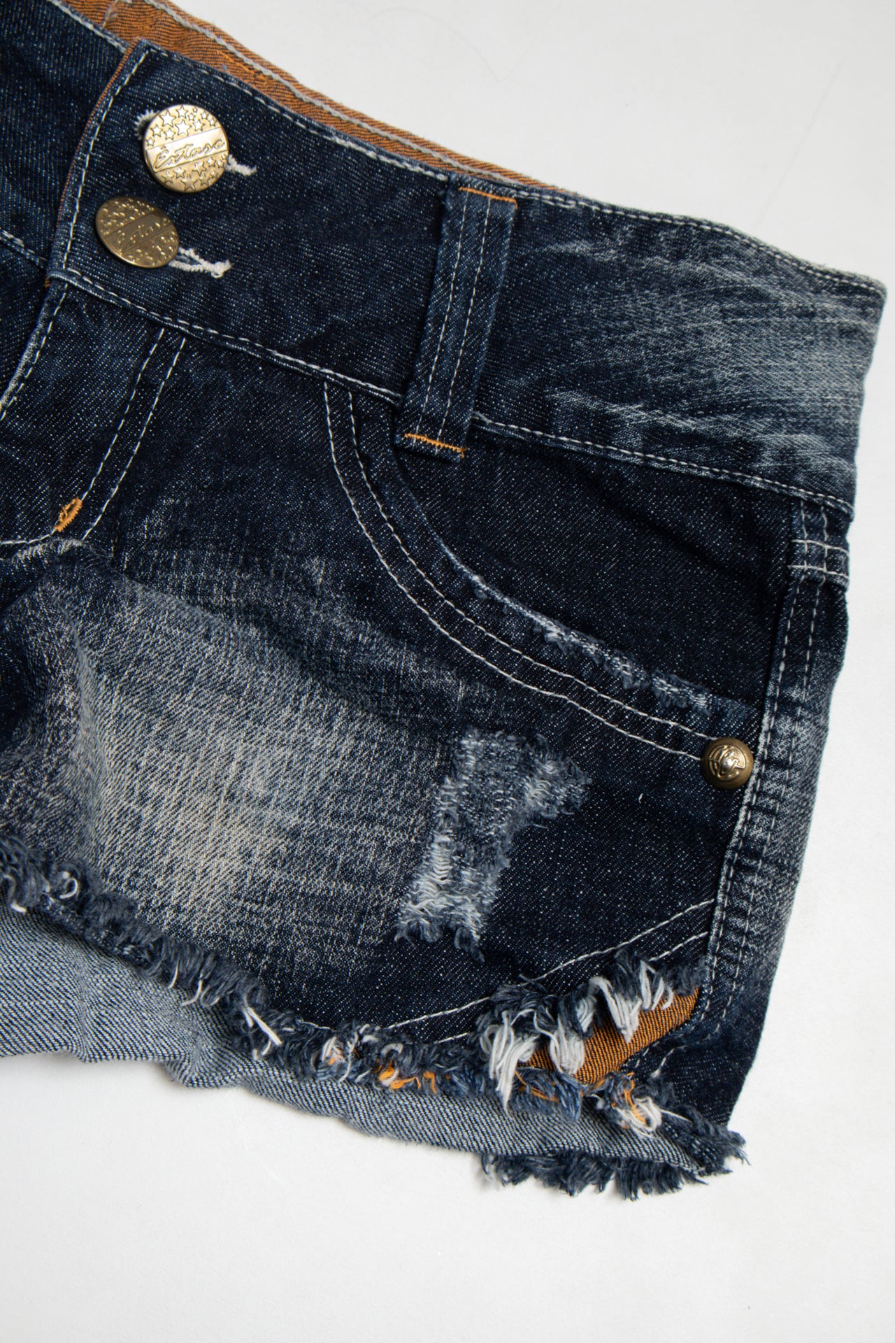 #71 Extase Fashion Denim Shorts Navy | c. 176 | Size 8