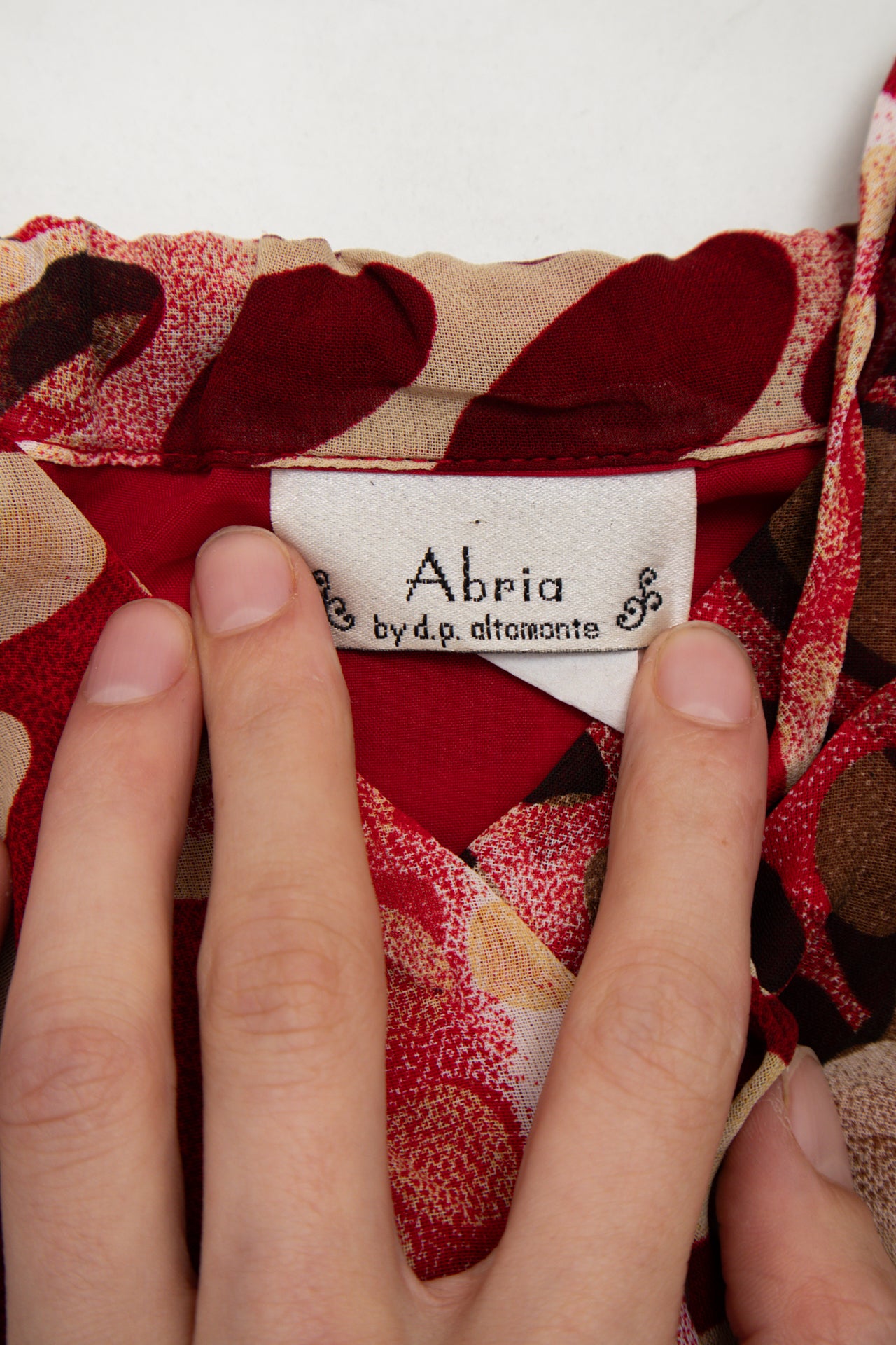 #35 Abria By D.p. Altamonte Sleeveless Top Red | c. 173 | Size 10