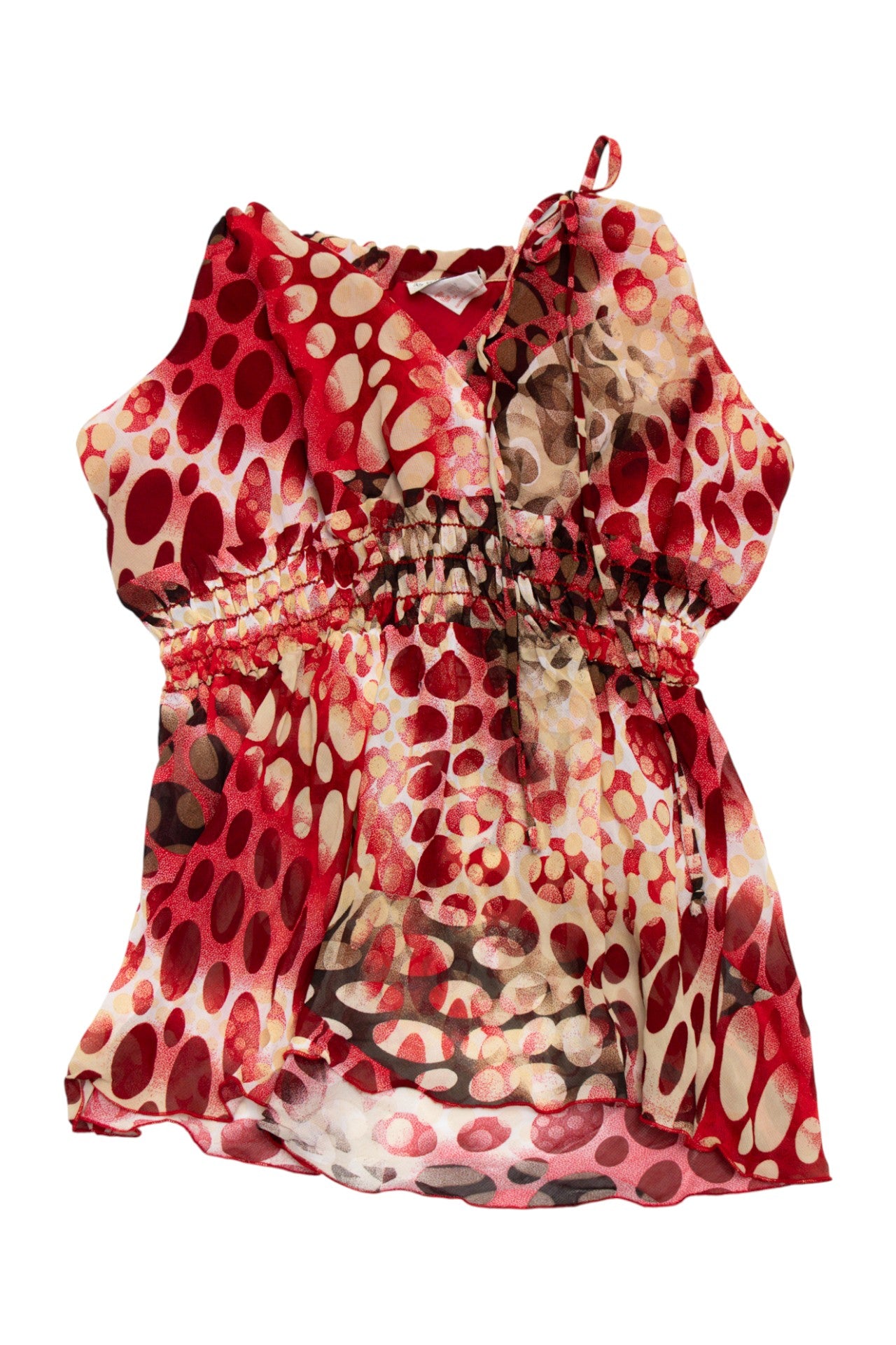 #35 Abria By D.p. Altamonte Sleeveless Top Red | c. 173 | Size 10