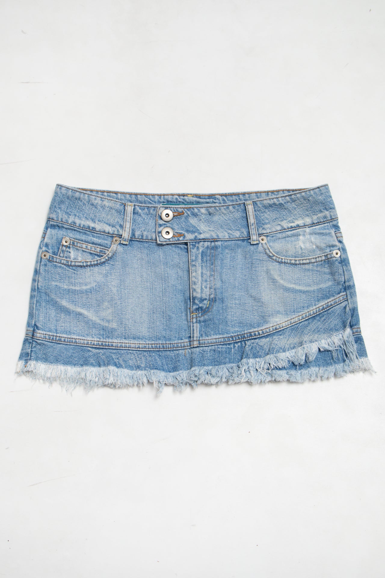 #73 Trf Denim Mini Skirt Blue | c. 176 | Size 12