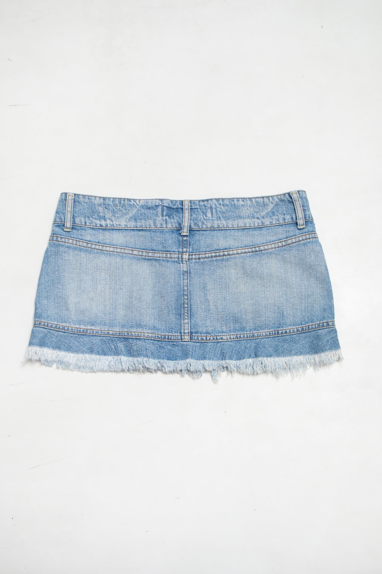 #73 Trf Denim Mini Skirt Blue | c. 176 | Size 12