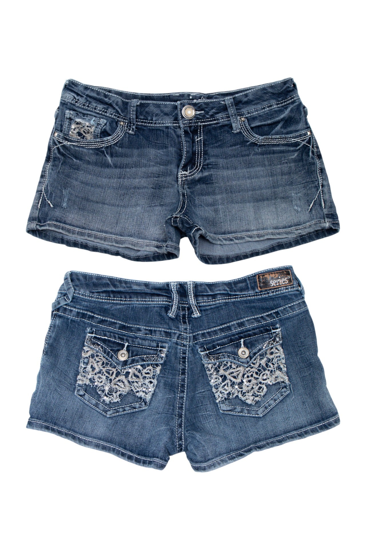 #89 Series Denim Shorts Blue | c. 173 | Size 6