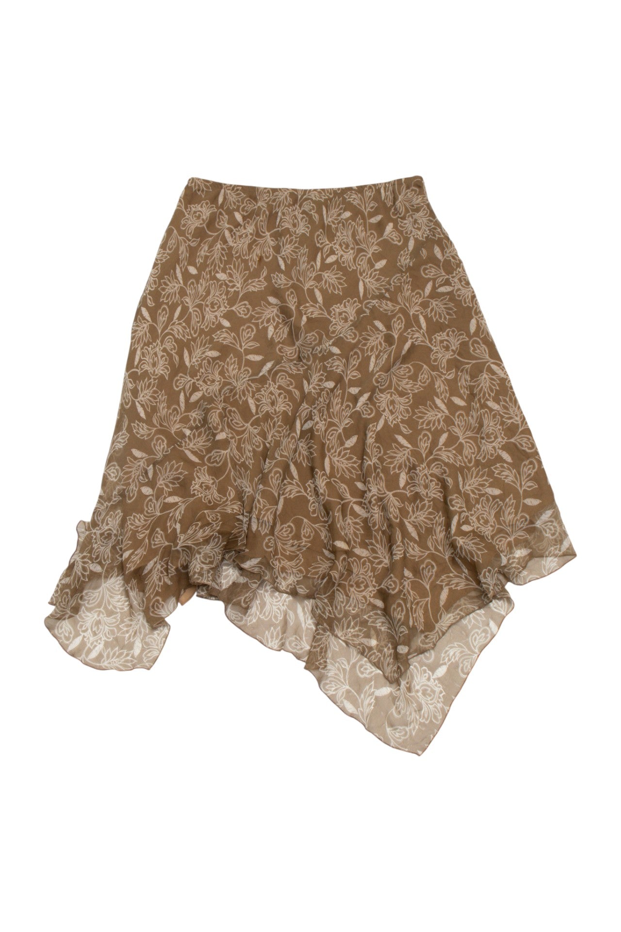 #156 Signature By Robbie Bee Skirt Brown | c. 173 | Size 14