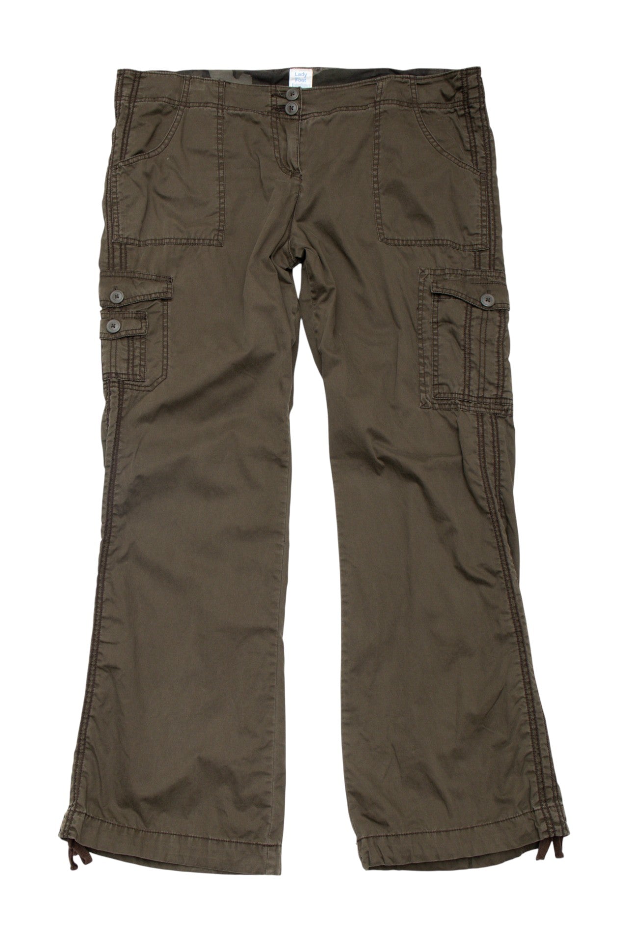 #95 Lady Foot Locker Cargo Pants Brown | c. NaN | Size 14/16