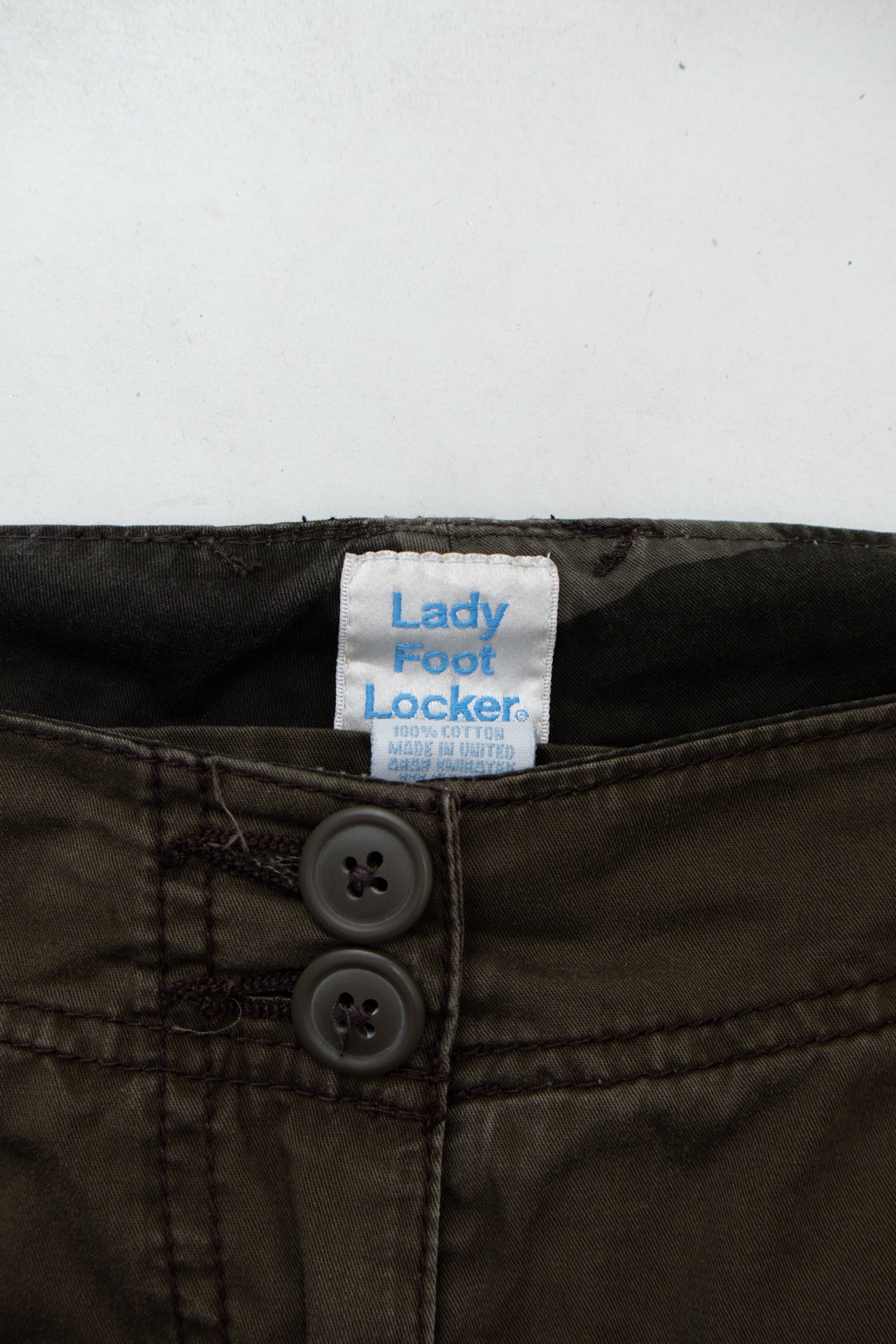 #95 Lady Foot Locker Cargo Pants Brown | c. NaN | Size 14/16