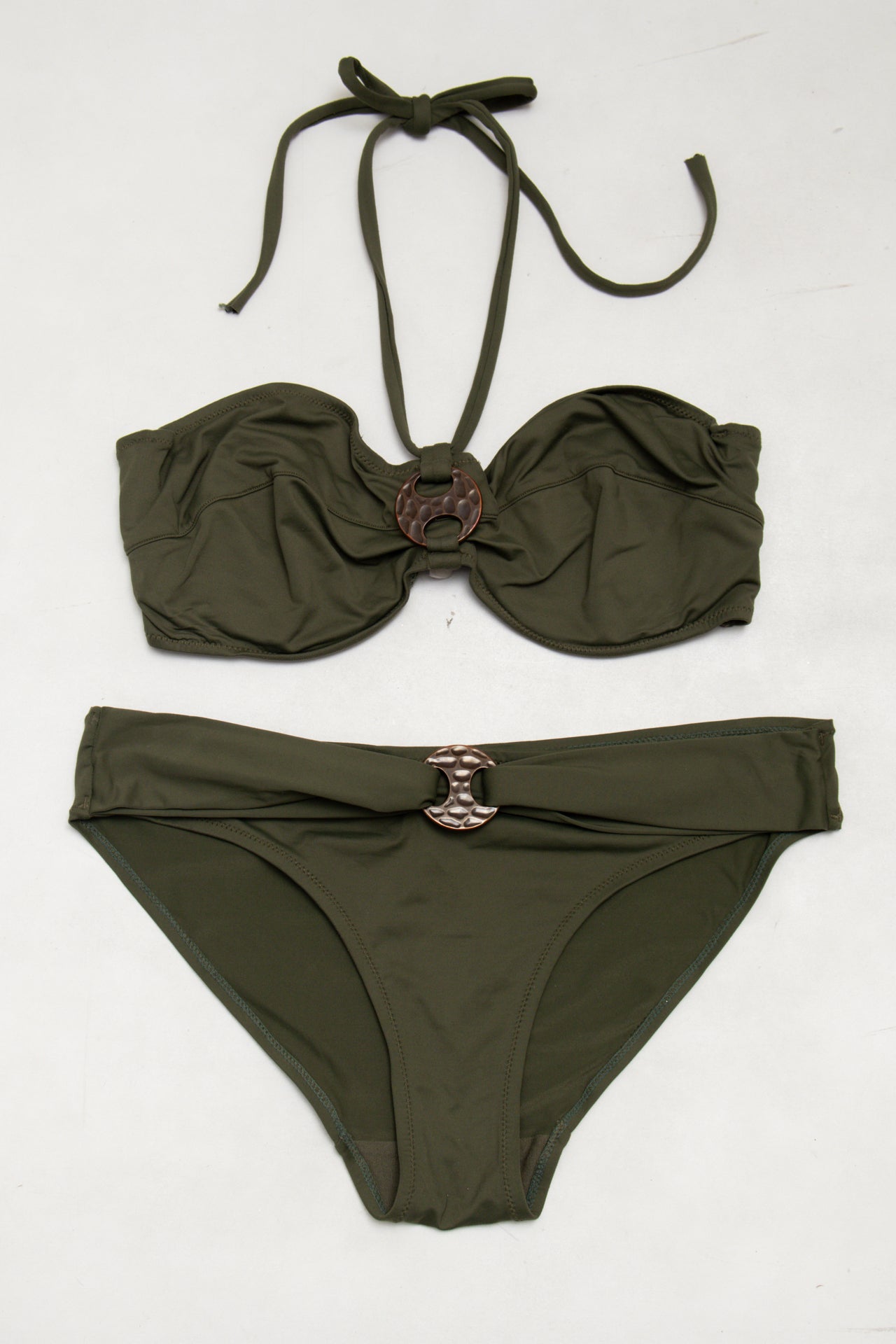#213 Etam Bikini Set Green | c. 173 | Size 10