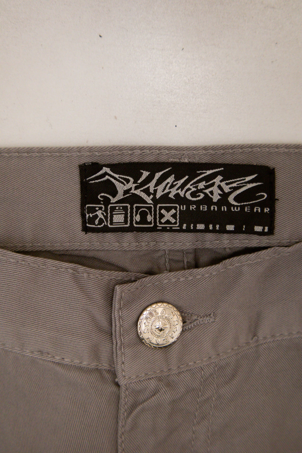 #126 Skunkfunk Urbanwear Wide-leg Pants Grey | c. 174 | Size 8