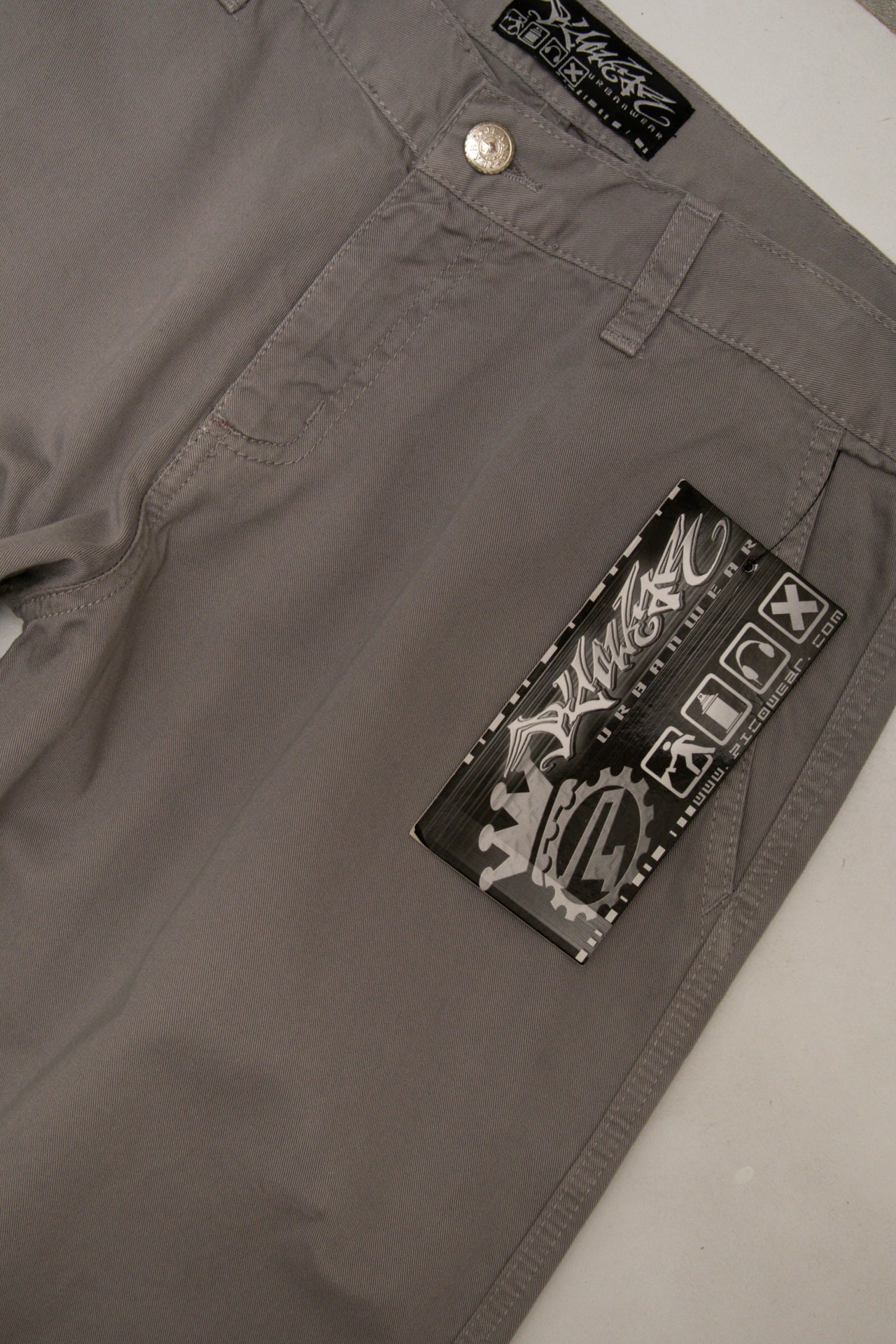 #126 Skunkfunk Urbanwear Wide-leg Pants Grey | c. 174 | Size 8