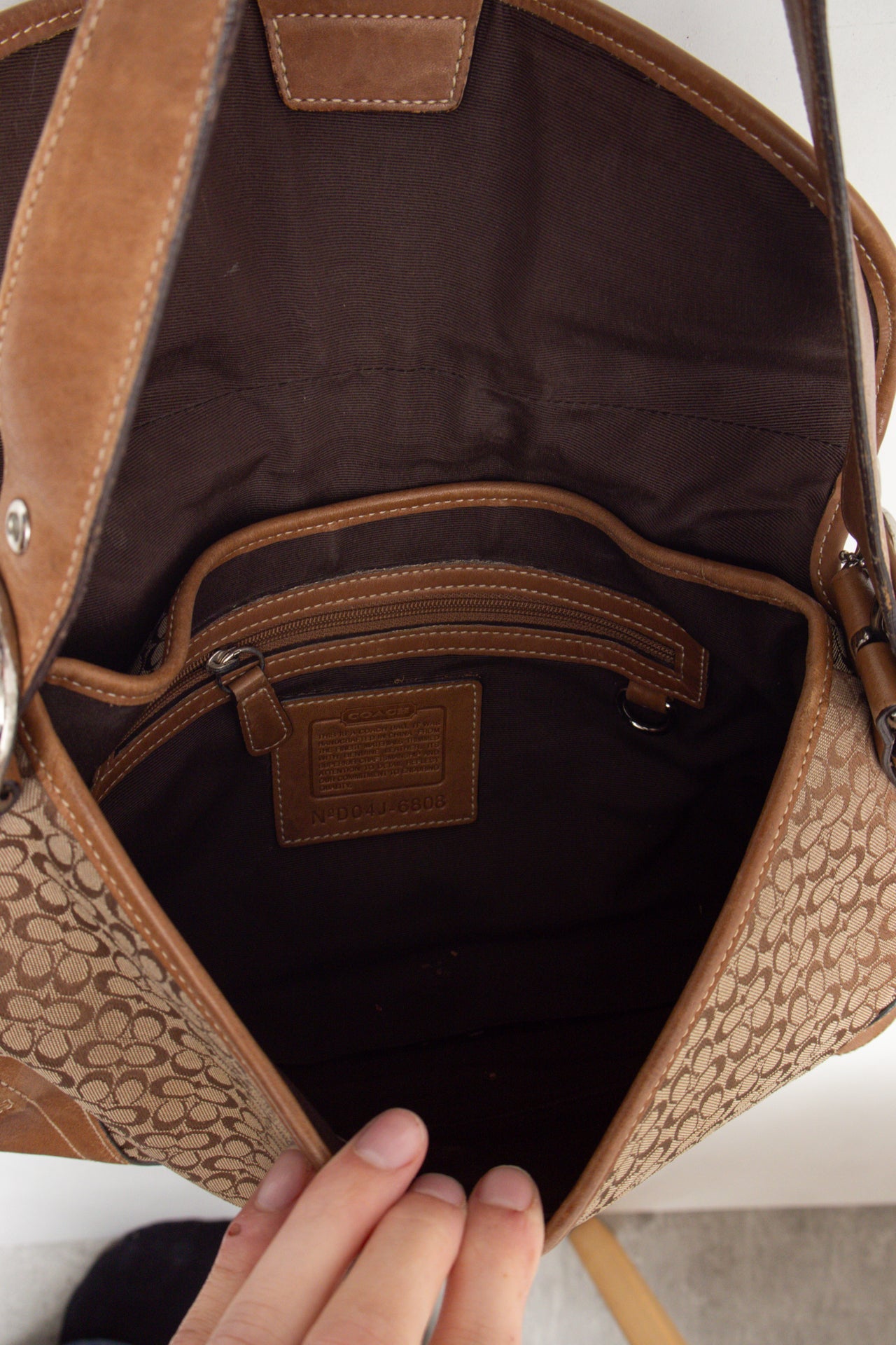 #223 Coach Monogram Soho Flat Bag | c. 175