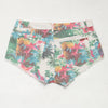 #158 Shorts Multicolor Tropical Print On Off-white Base | c. 174 | Size 8