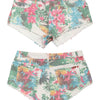 #158 Shorts Multicolor Tropical Print On Off-white Base | c. 174 | Size 8