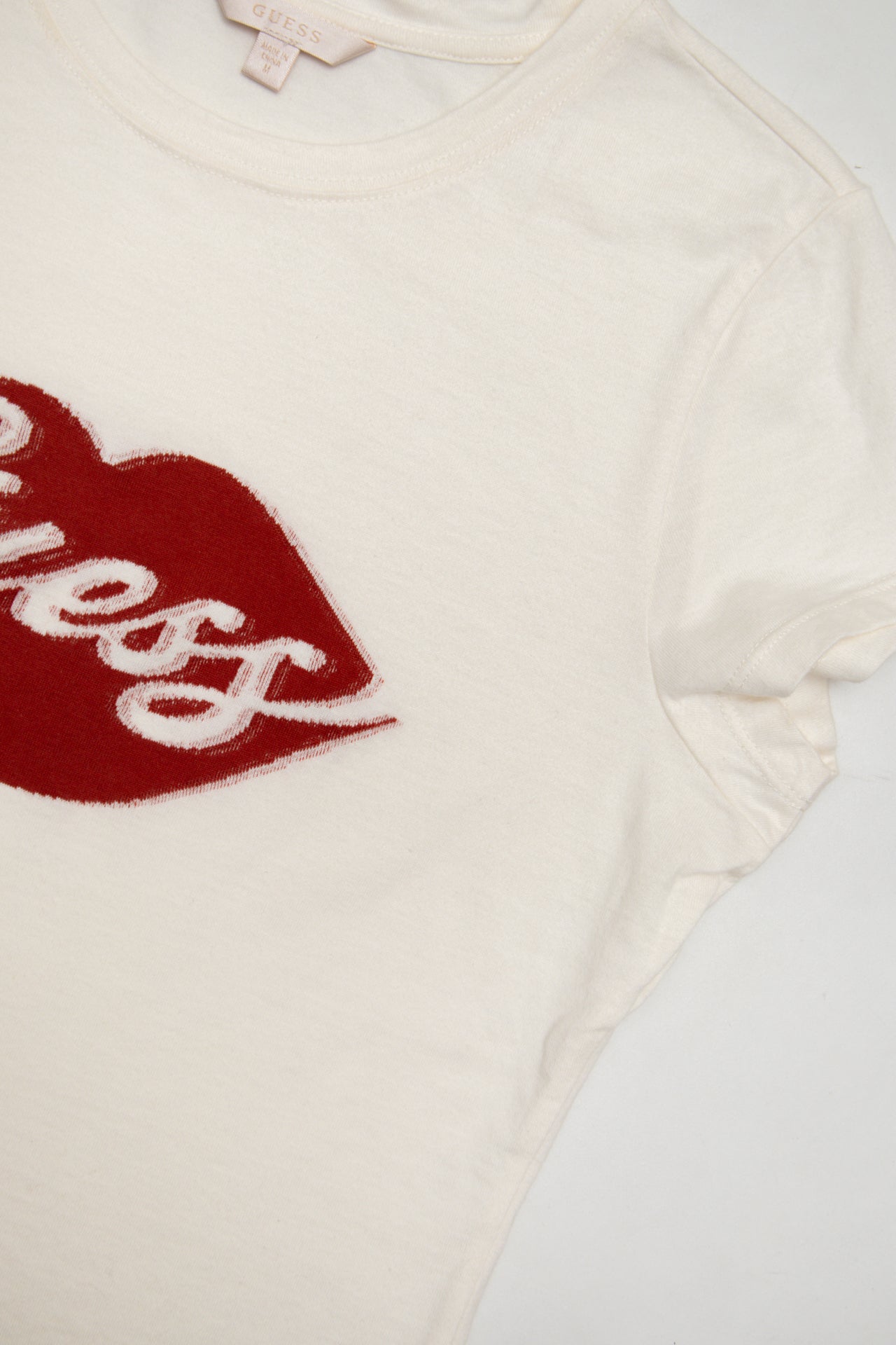 #60 Guess T-shirt White | c. 173 | Size 10