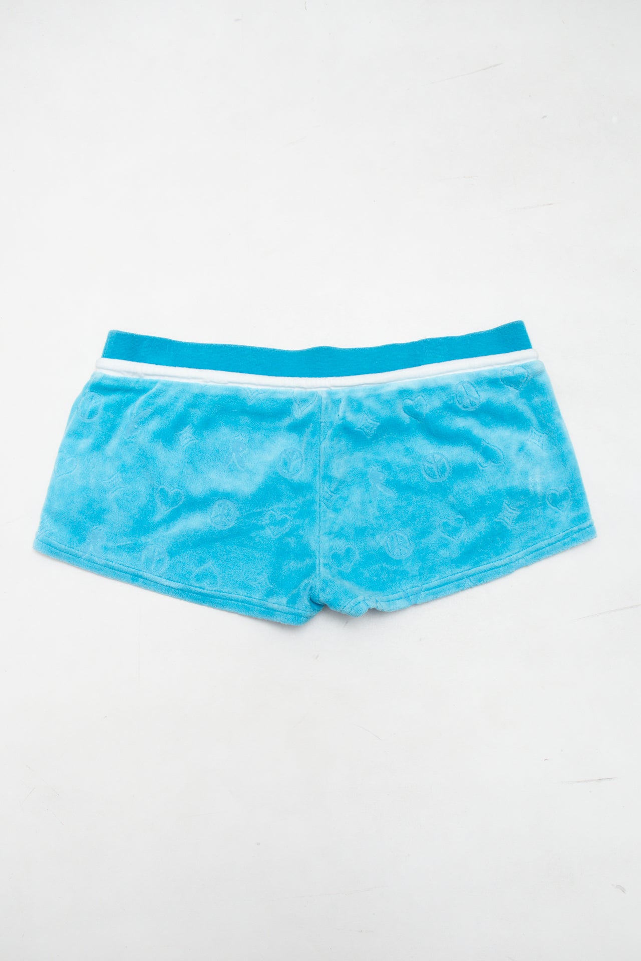 #80 Playboy Short Terry Lounge Shorts Blue | c. 173 | Size 6
