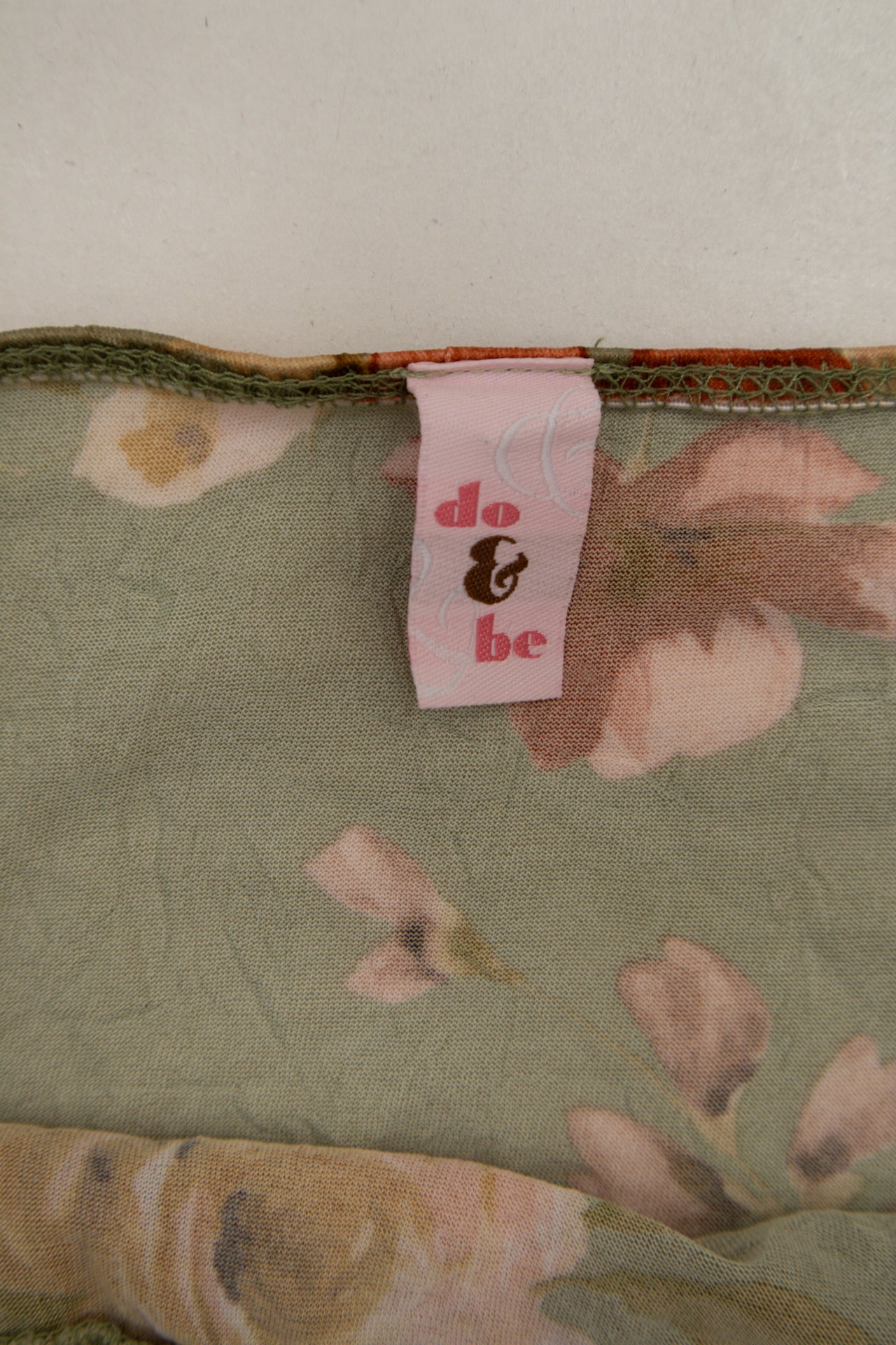 #208 Do & Be Halter Peplum Top Green | c. 173 | Size 10