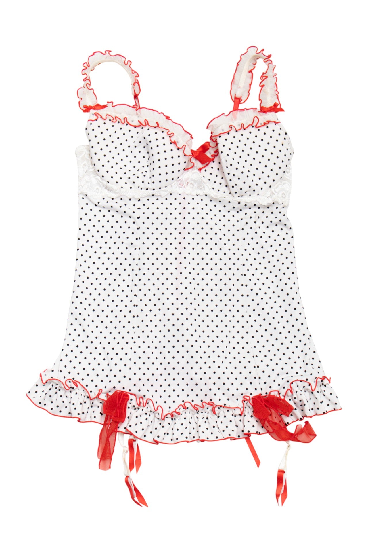 #15 Sexy Little Things Lingerie Babydoll Top White | c. 173 | Size 36C