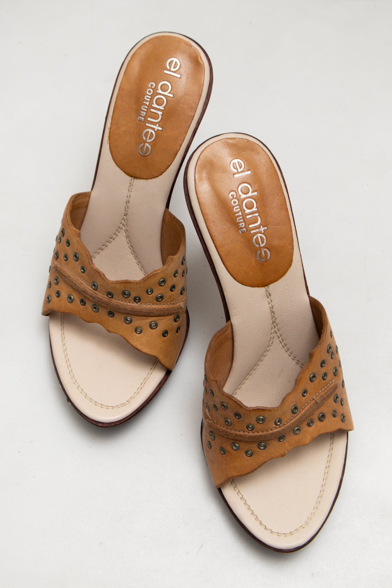 #183 El Danté Couture Sandals Brown | c. 173 | Size AU8