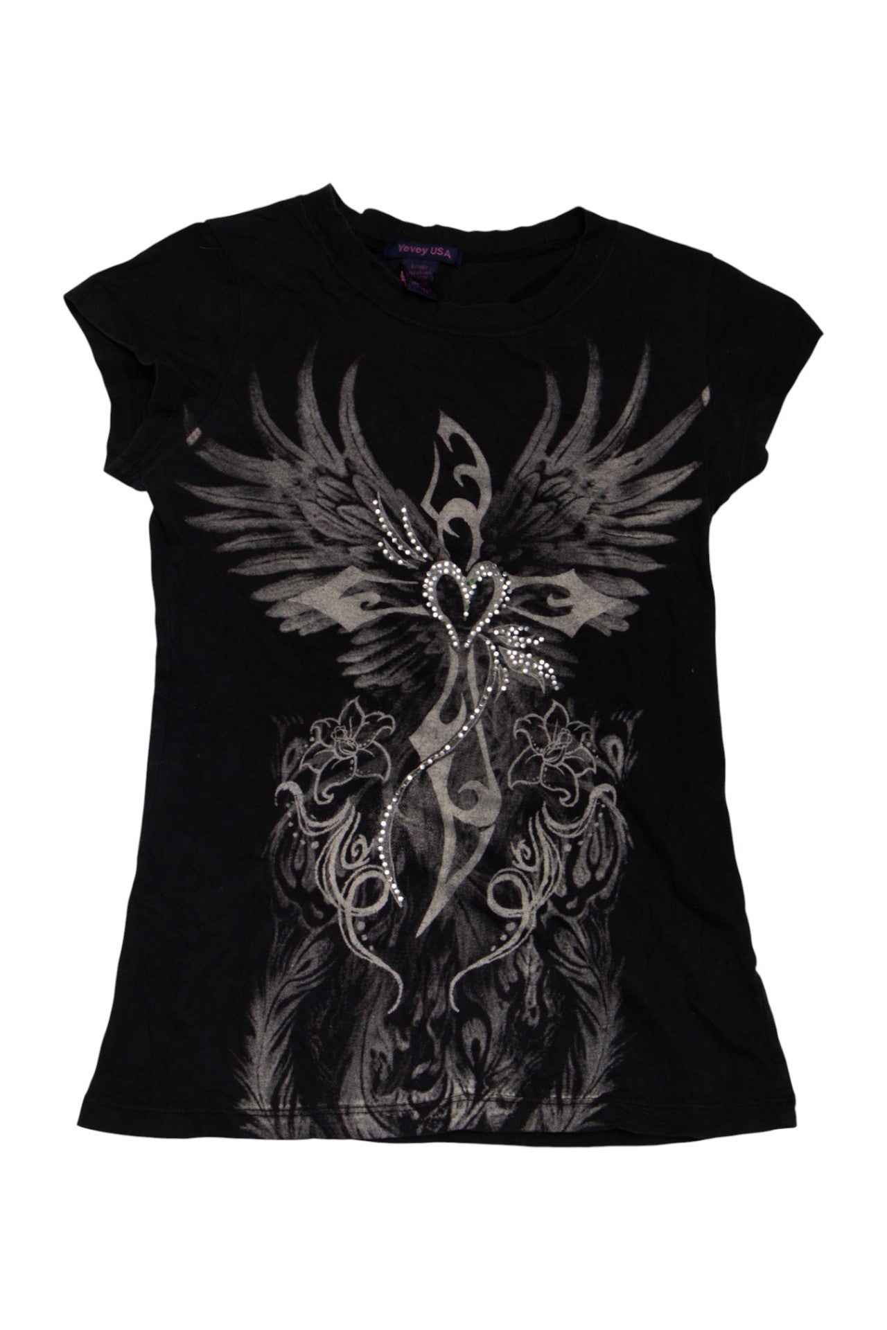 #132 Yevay Usa T-shirt Black | c. 173 | Size 8