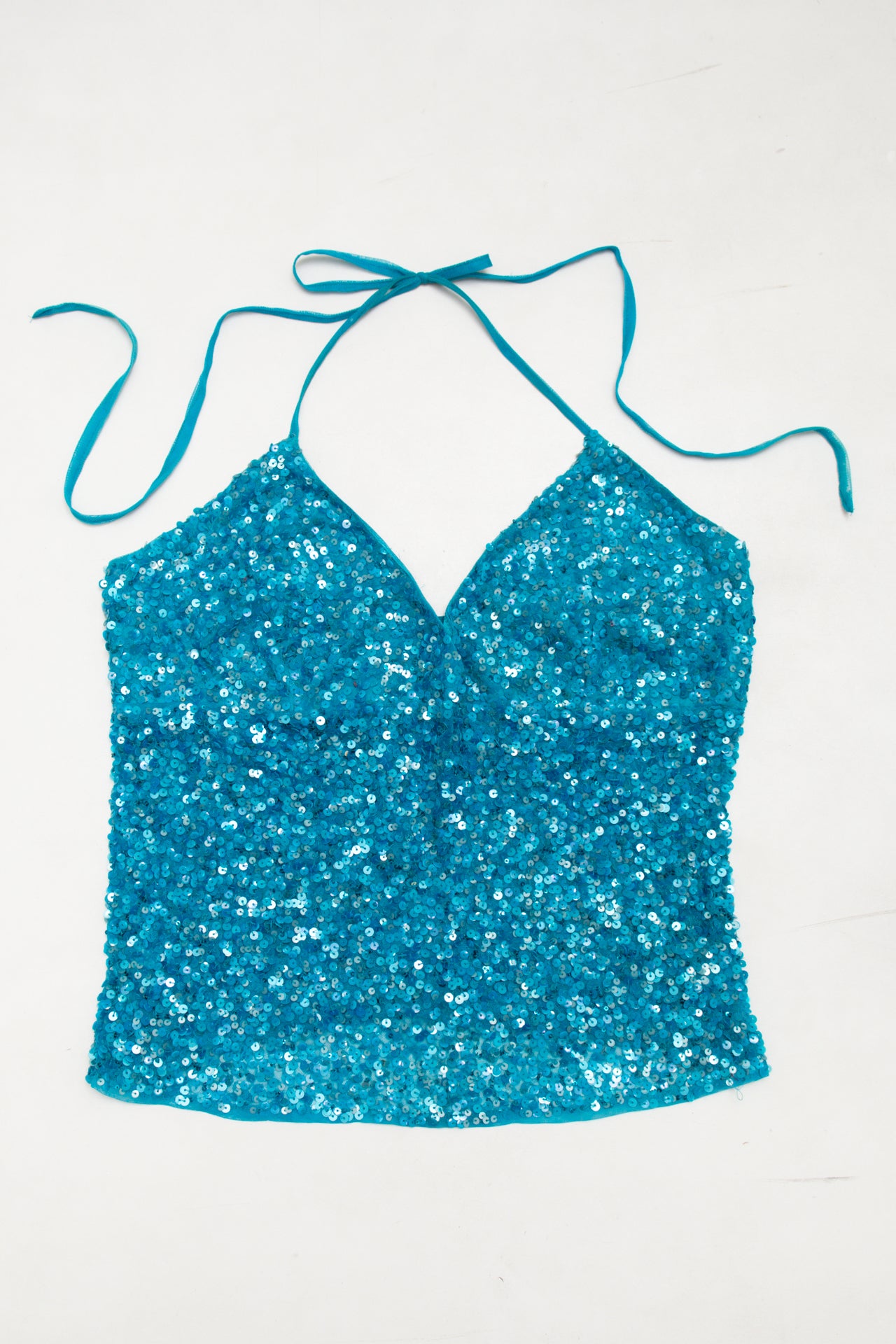#11 Morgan De Toi Halter Top Turquoise | c. 174 | Size 10