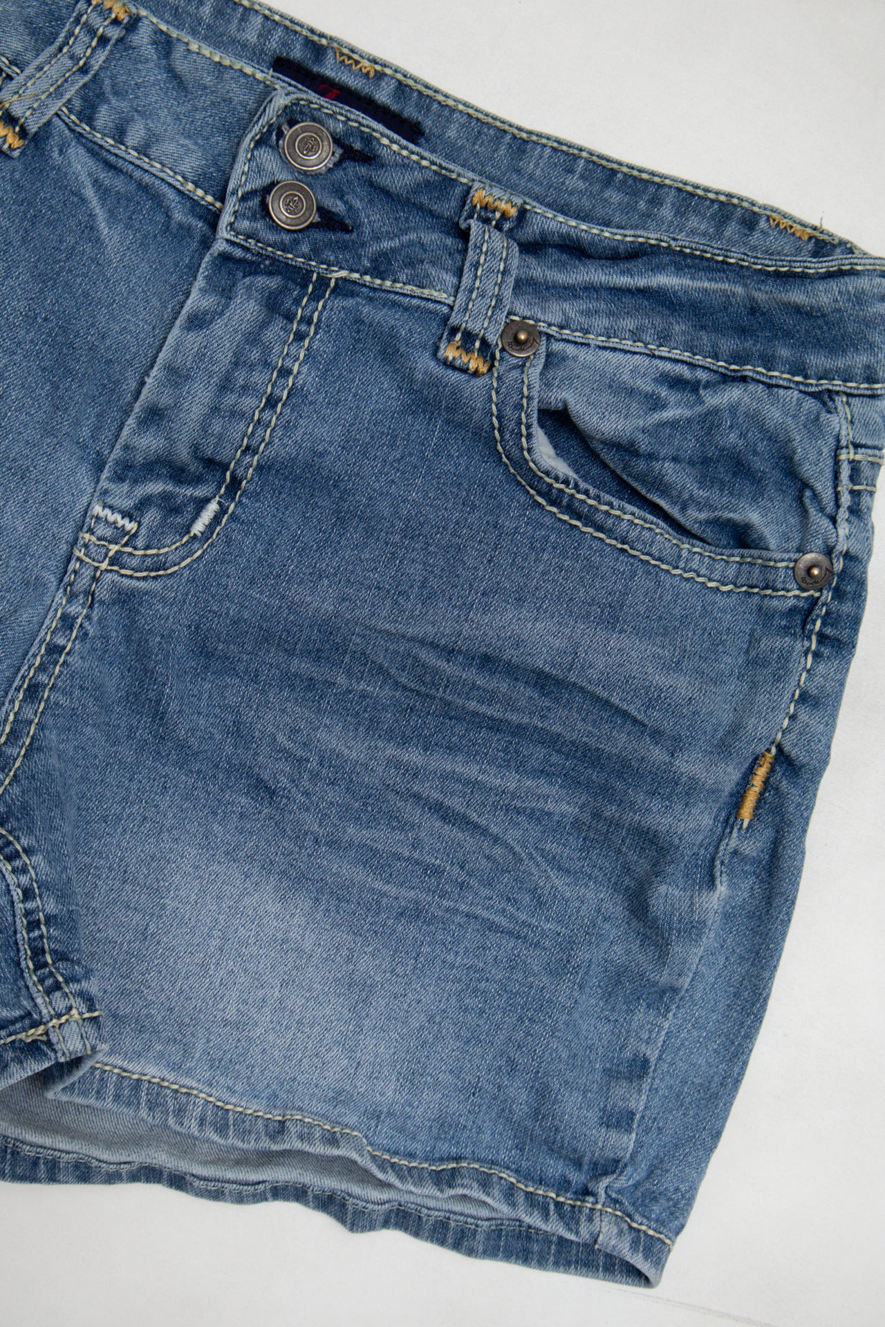 #144 Zd Jeans Denim Shorts Blue | c. 173 | Size 8