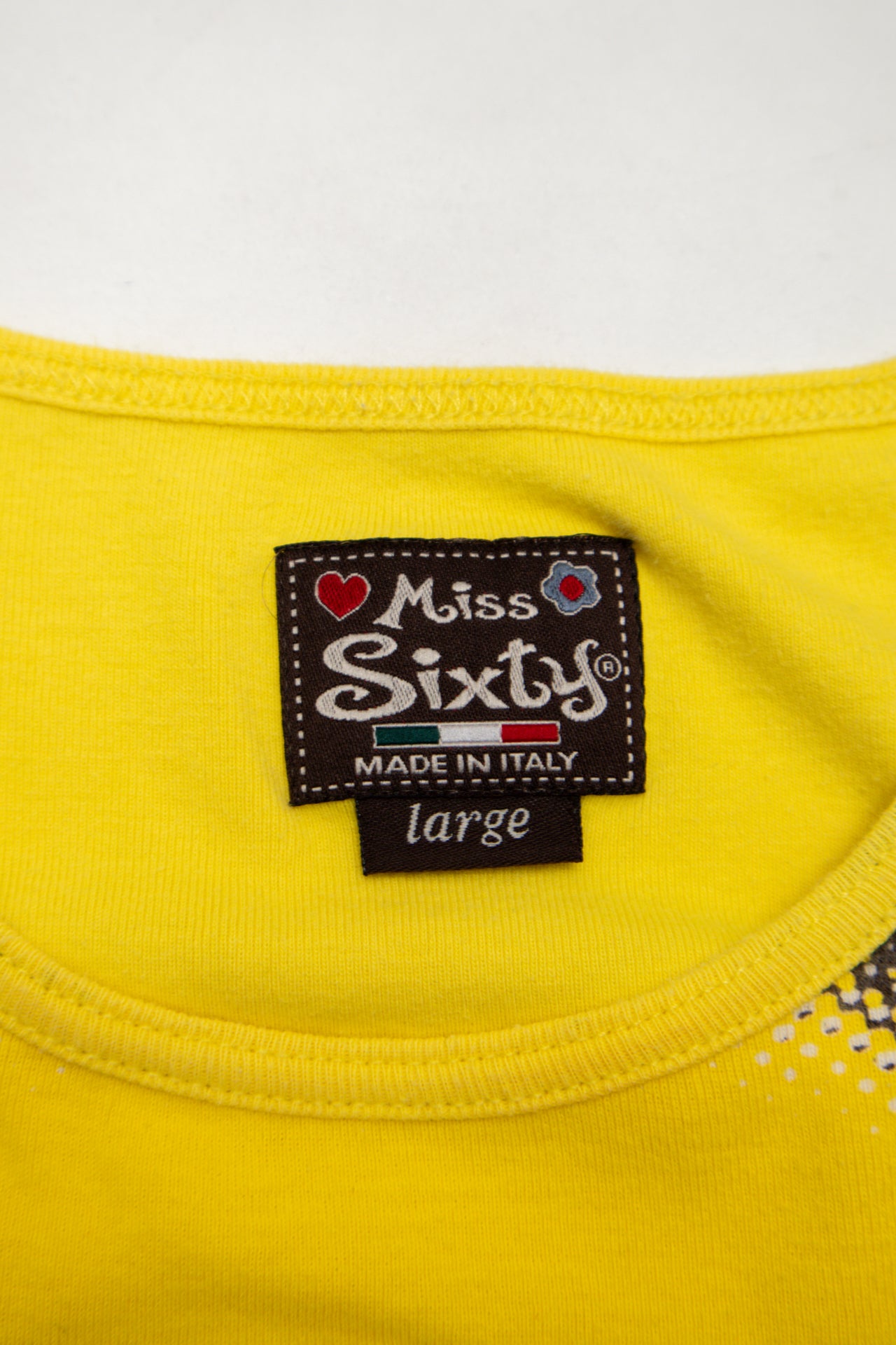 #61 Miss Sixty T-shirt Yellow | c. 173 | Size 12