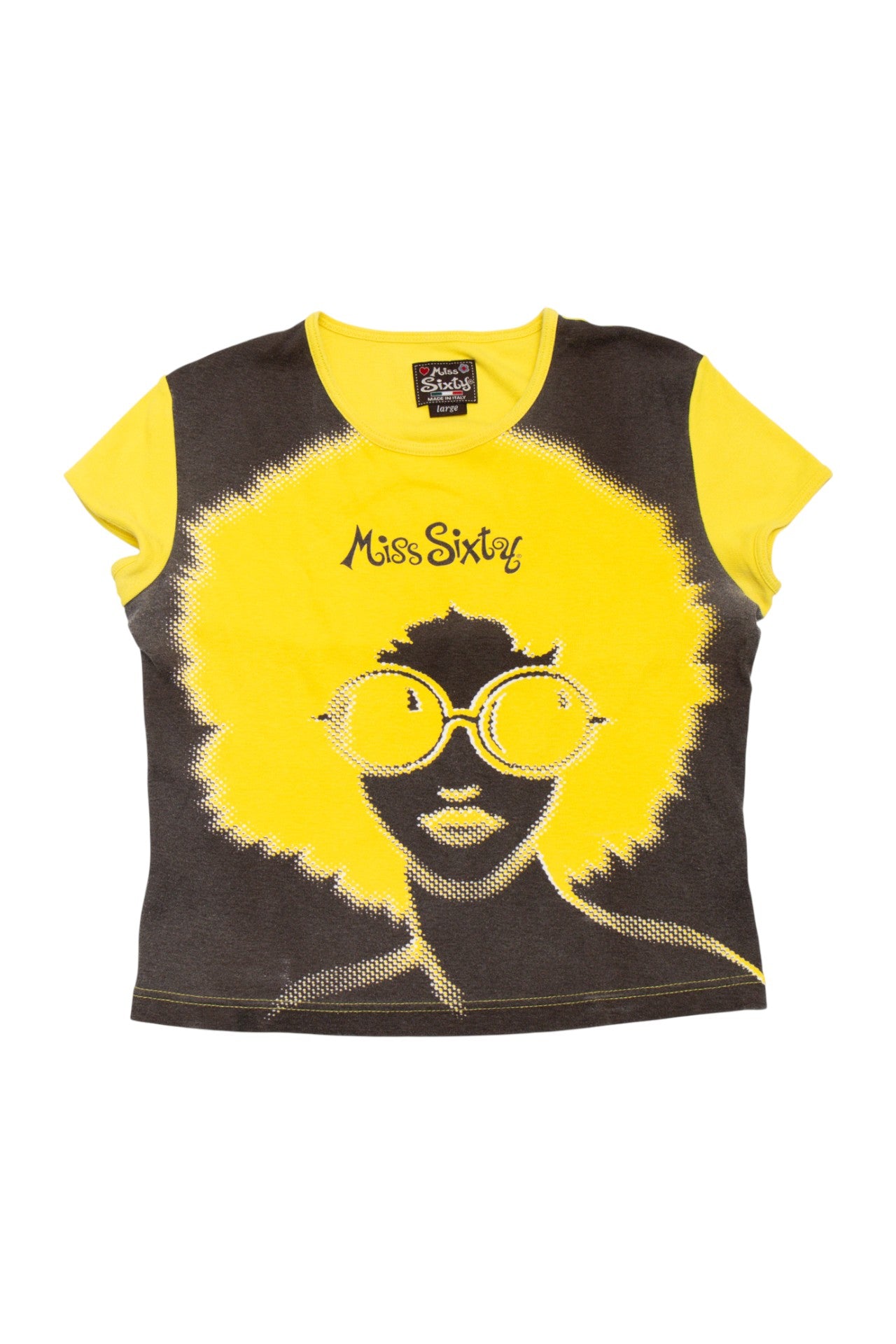 #61 Miss Sixty T-shirt Yellow | c. 173 | Size 12