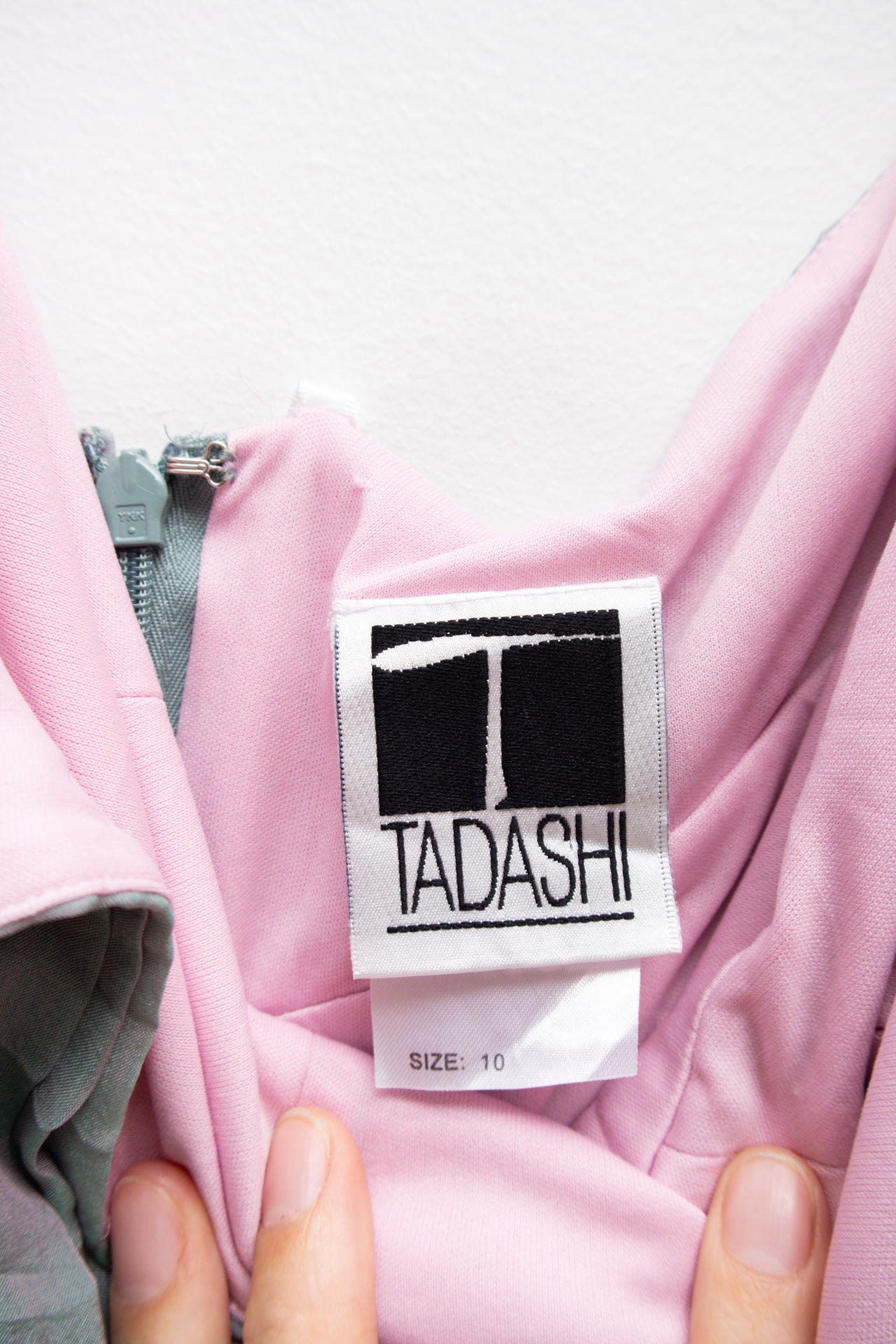 #282 Tadashi Dress Purple and green | c. 174 | Size 10