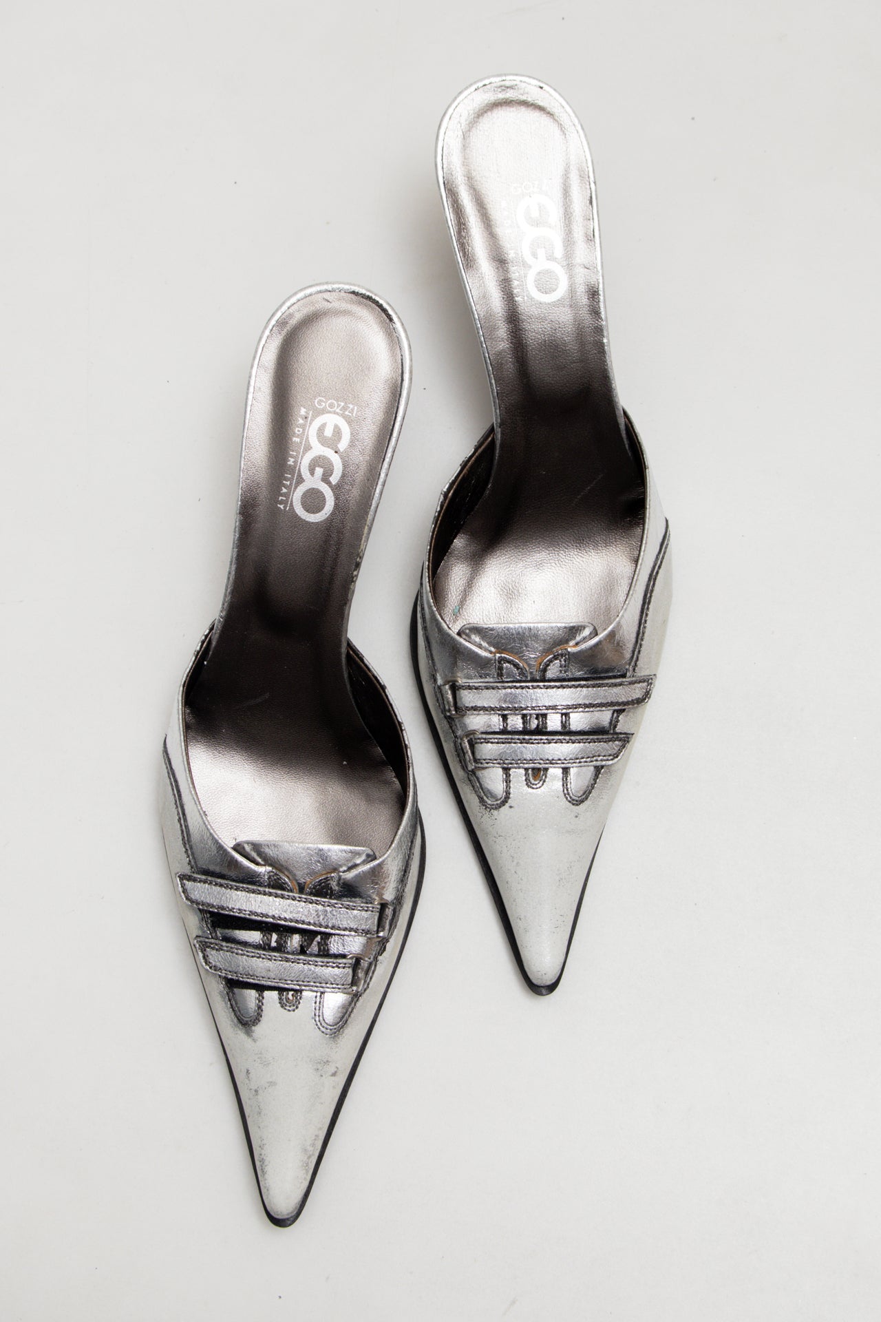 #162 Ego Goza Shoes Silver | c. 173 | Size AU7.5