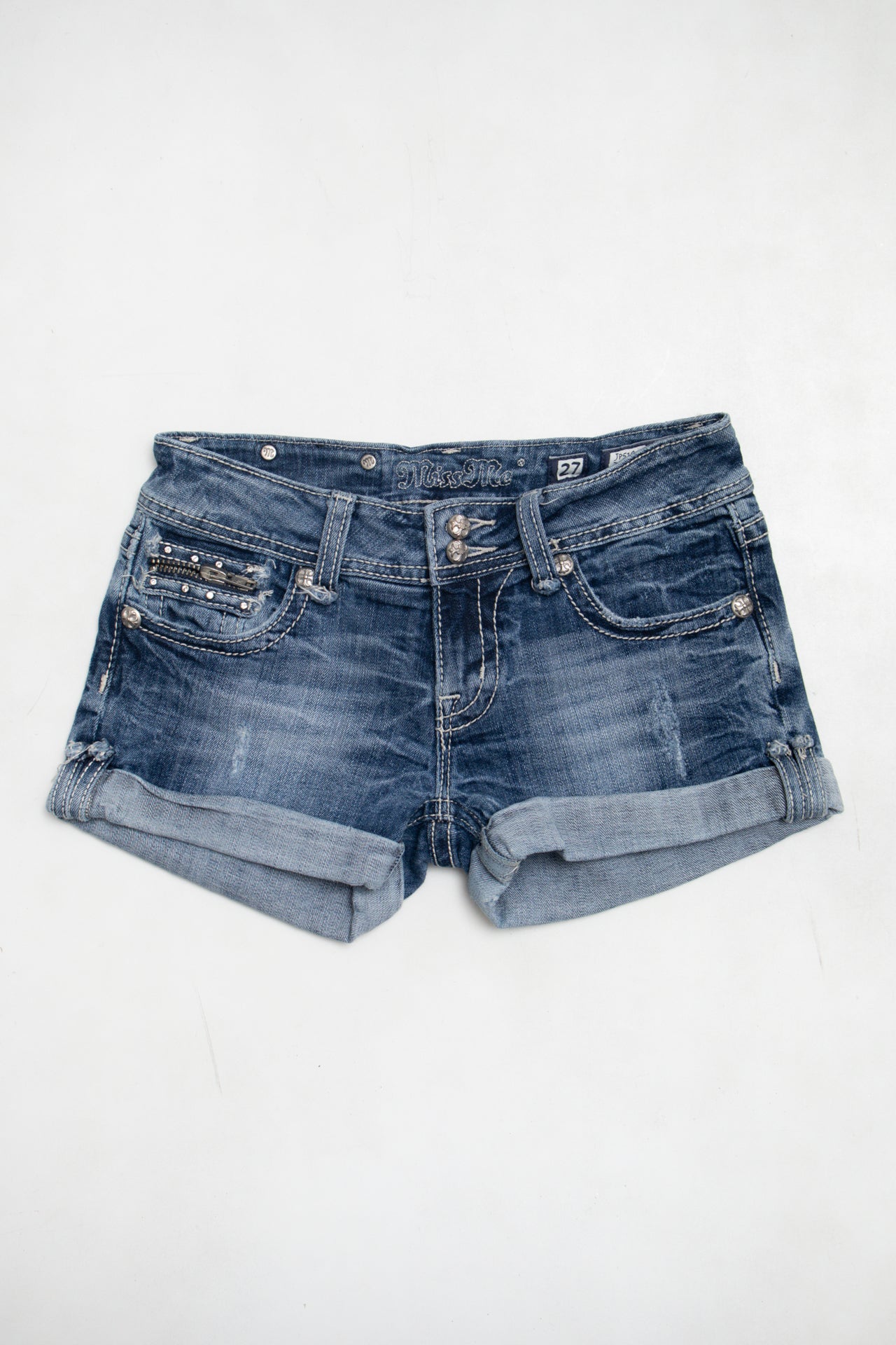 #181 Miss Me Denim Shorts Blue | c. 175 | Size 8