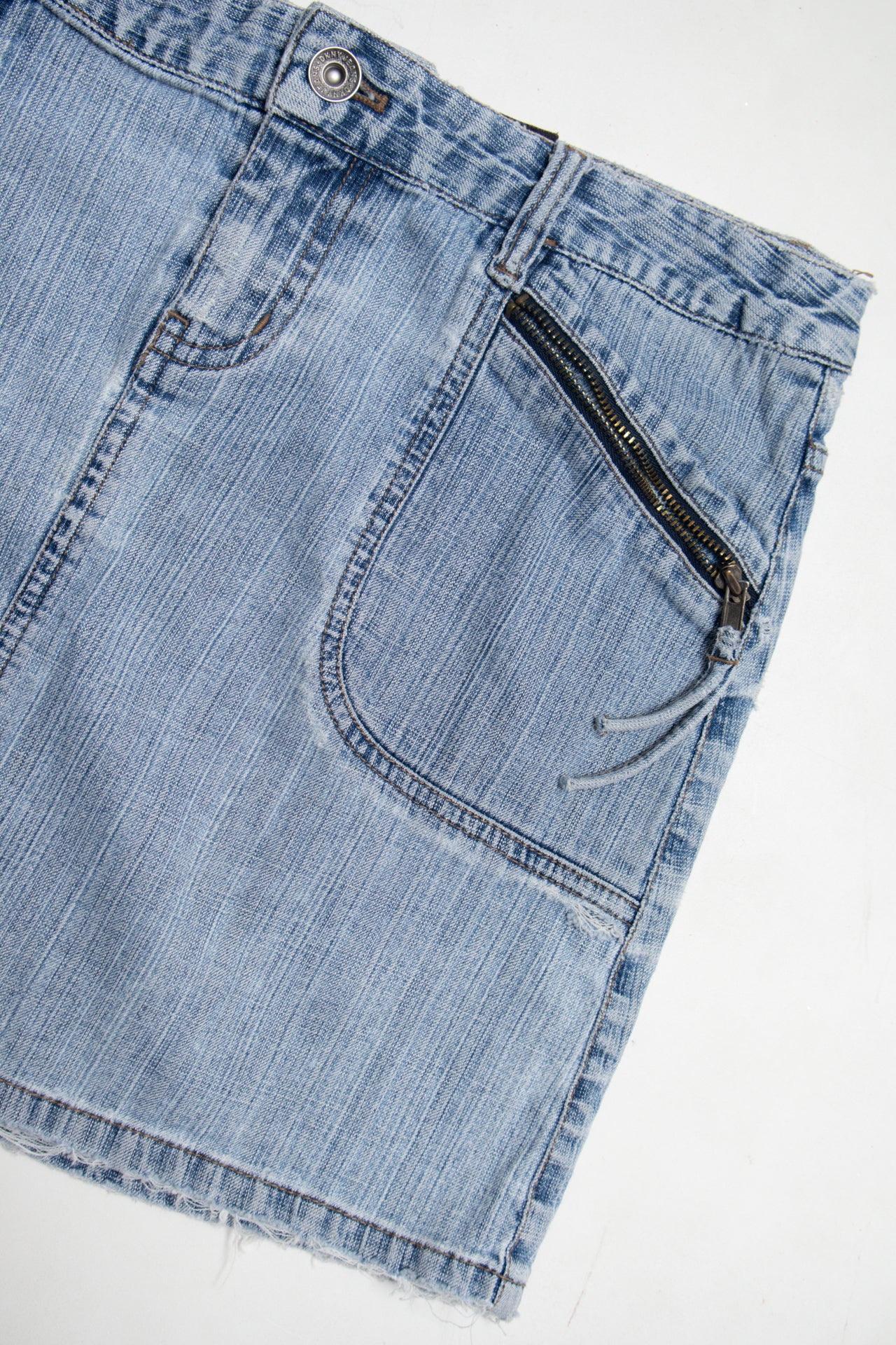 #173 Dkny Jeans Denim Mini Skirt Blue | c. 175 | Size 10/12
