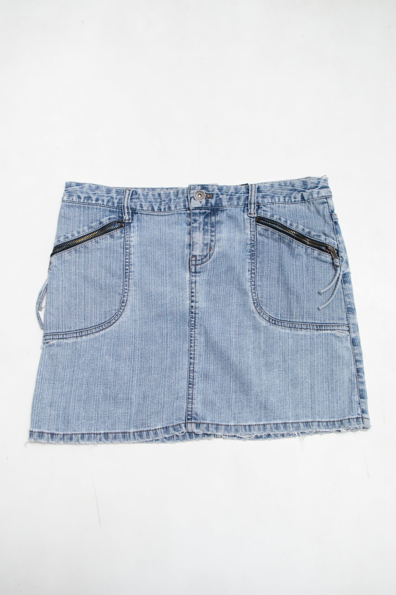 #173 Dkny Jeans Denim Mini Skirt Blue | c. 175 | Size 10/12