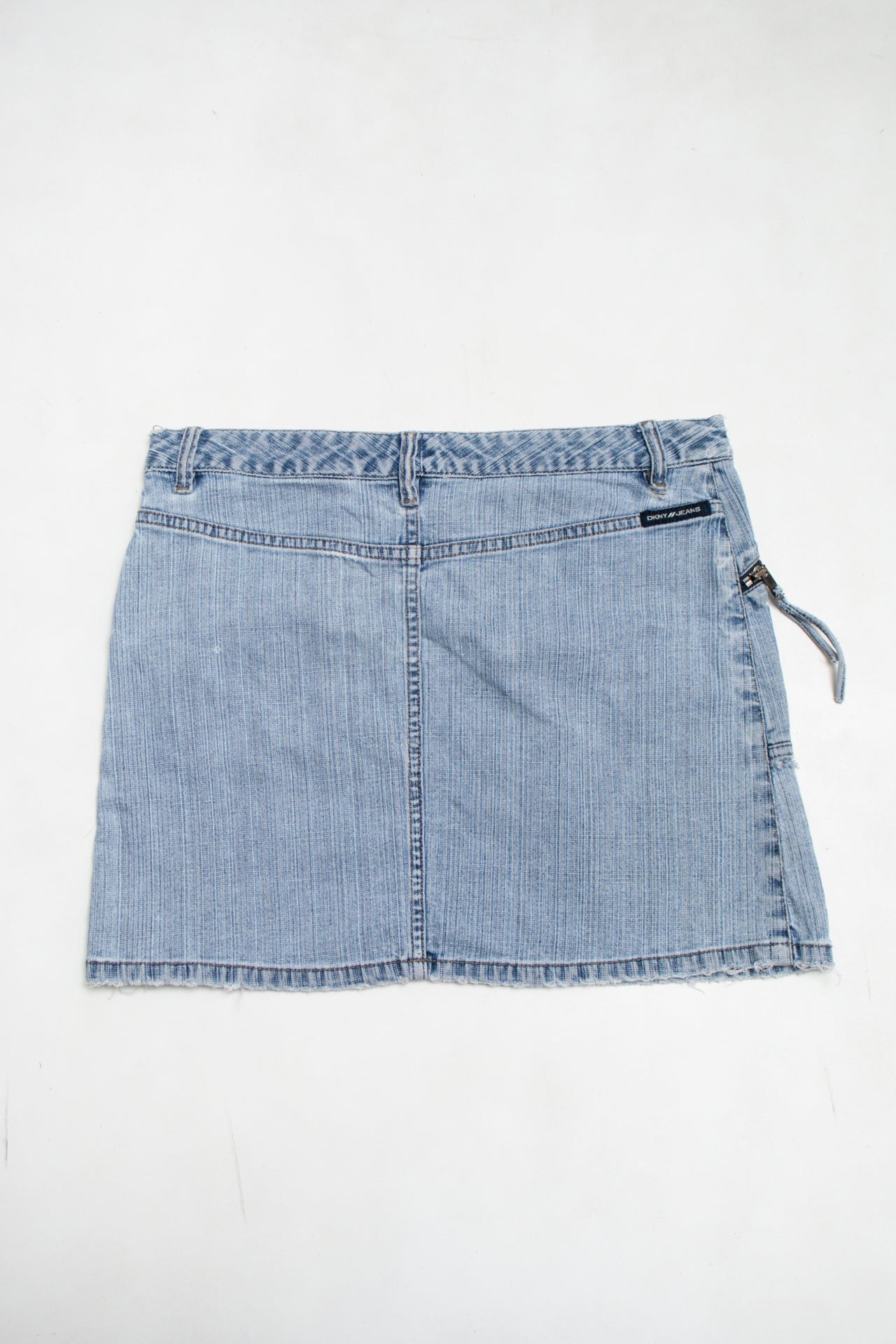#173 Dkny Jeans Denim Mini Skirt Blue | c. 175 | Size 10/12