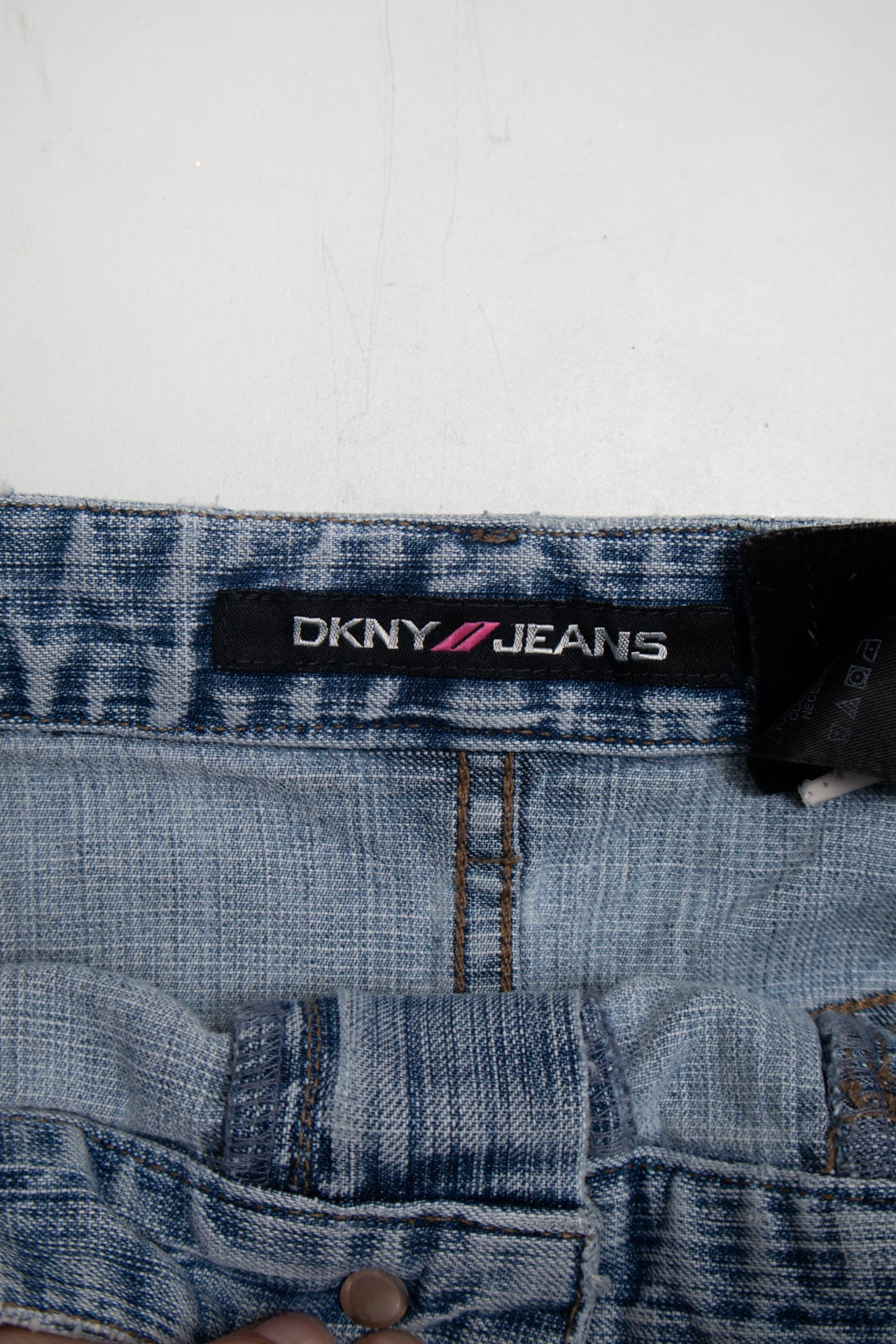 #173 Dkny Jeans Denim Mini Skirt Blue | c. 175 | Size 10/12