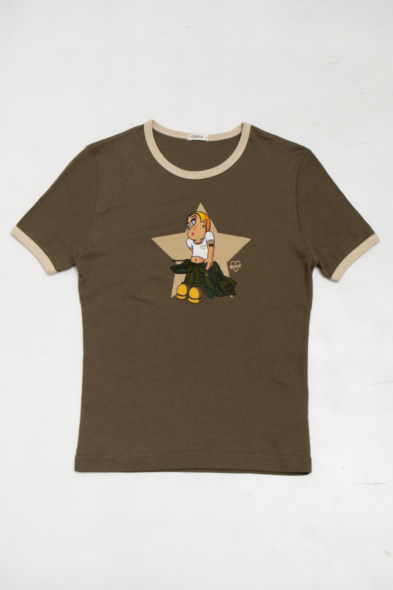 #134 Onyx T-shirt Brown | c. 173 | Size 8
