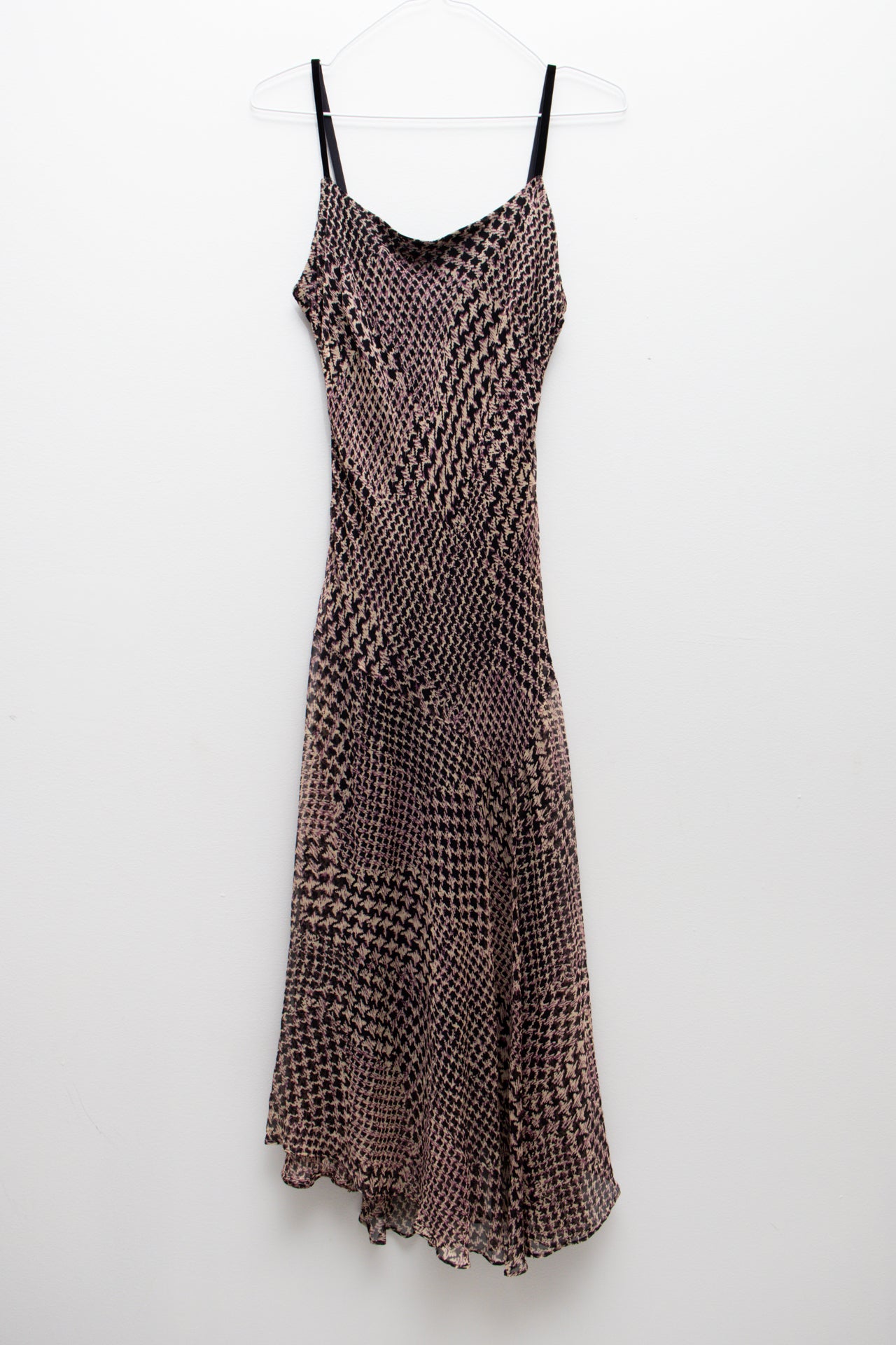#283 Nine West Black/Purple Dress | c. 174 | Size 8