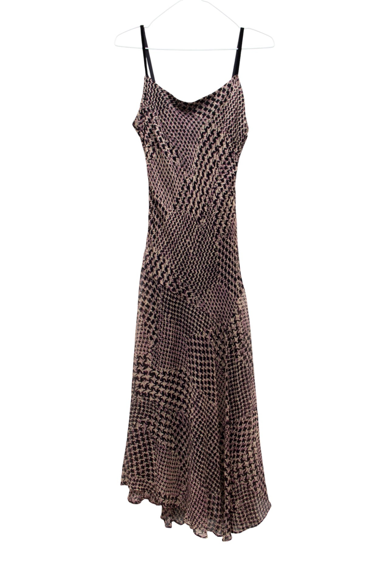 #283 Nine West Black/Purple Dress | c. 174 | Size 8