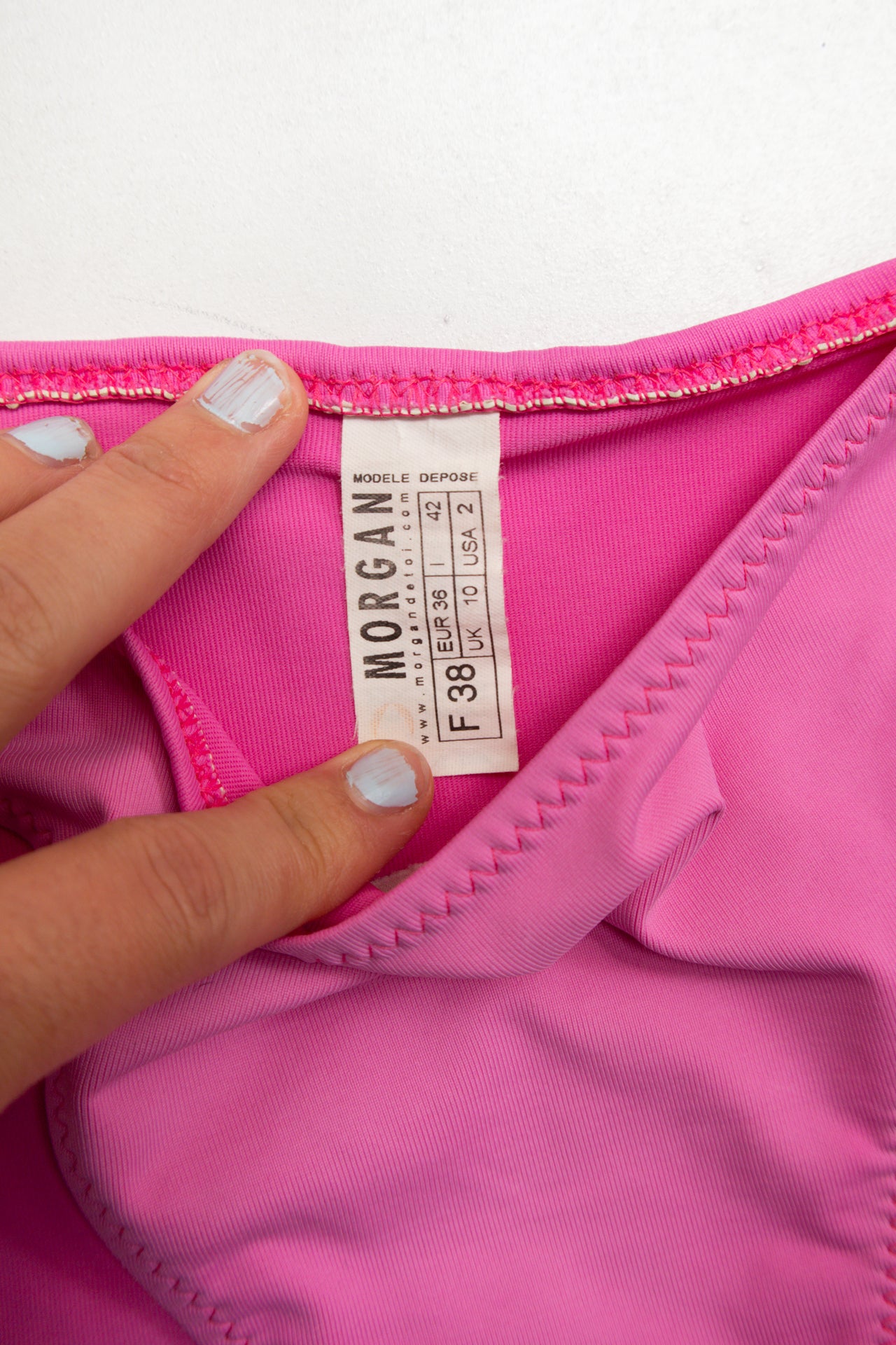 #101 Morgan Bikini Pink | c. 176 | Size 10