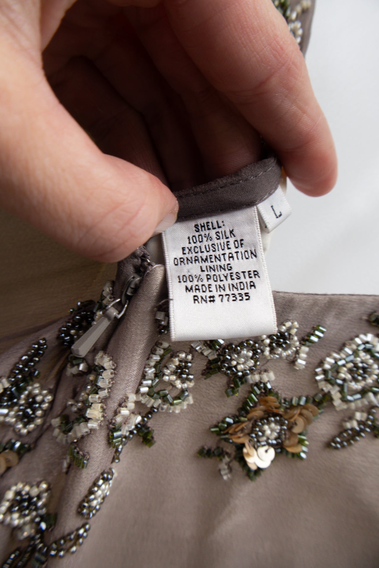 #125 Gray | c. 175 | Size 12