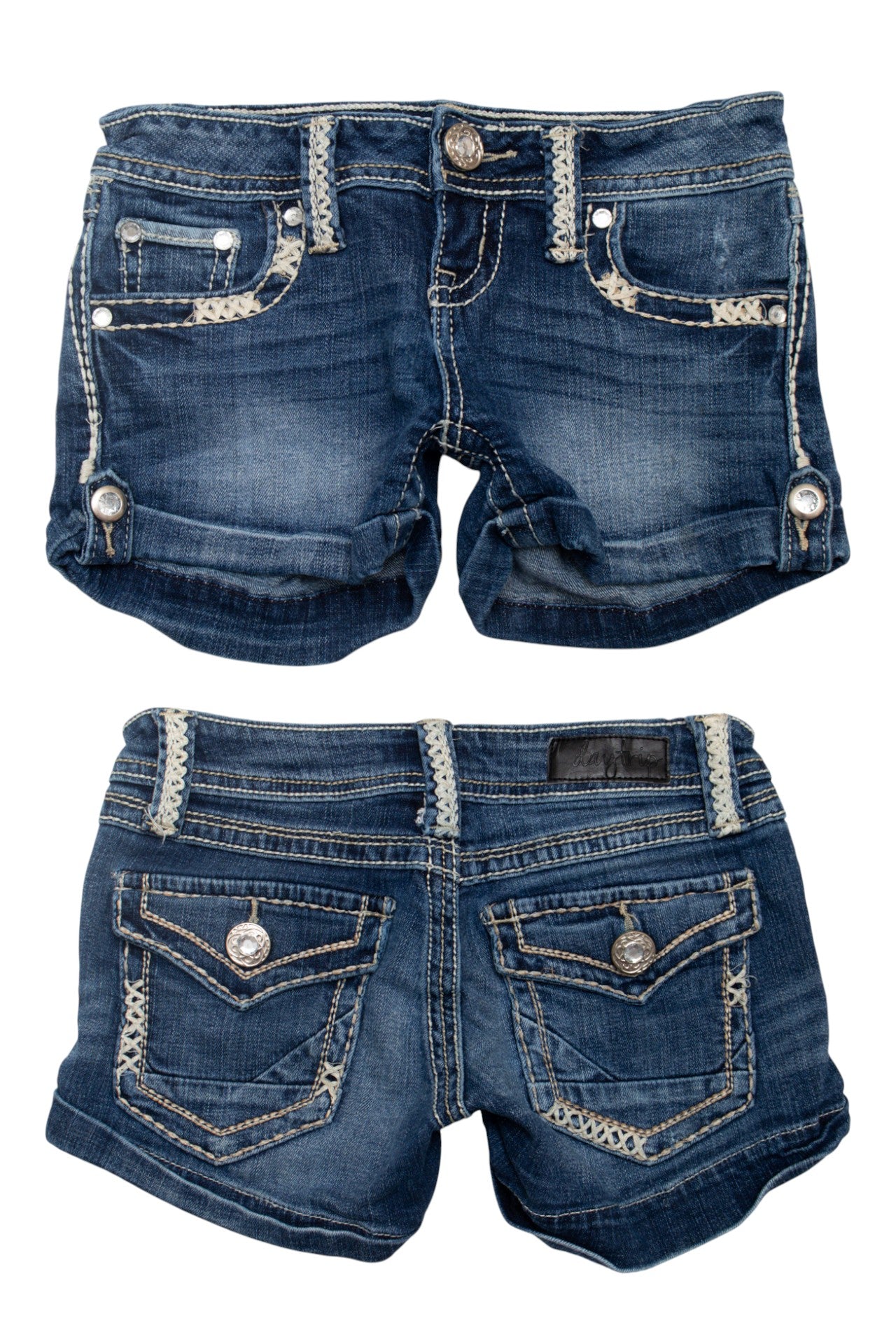 #93 Scorpio Denim Shorts Blue | c. | Size 4/6