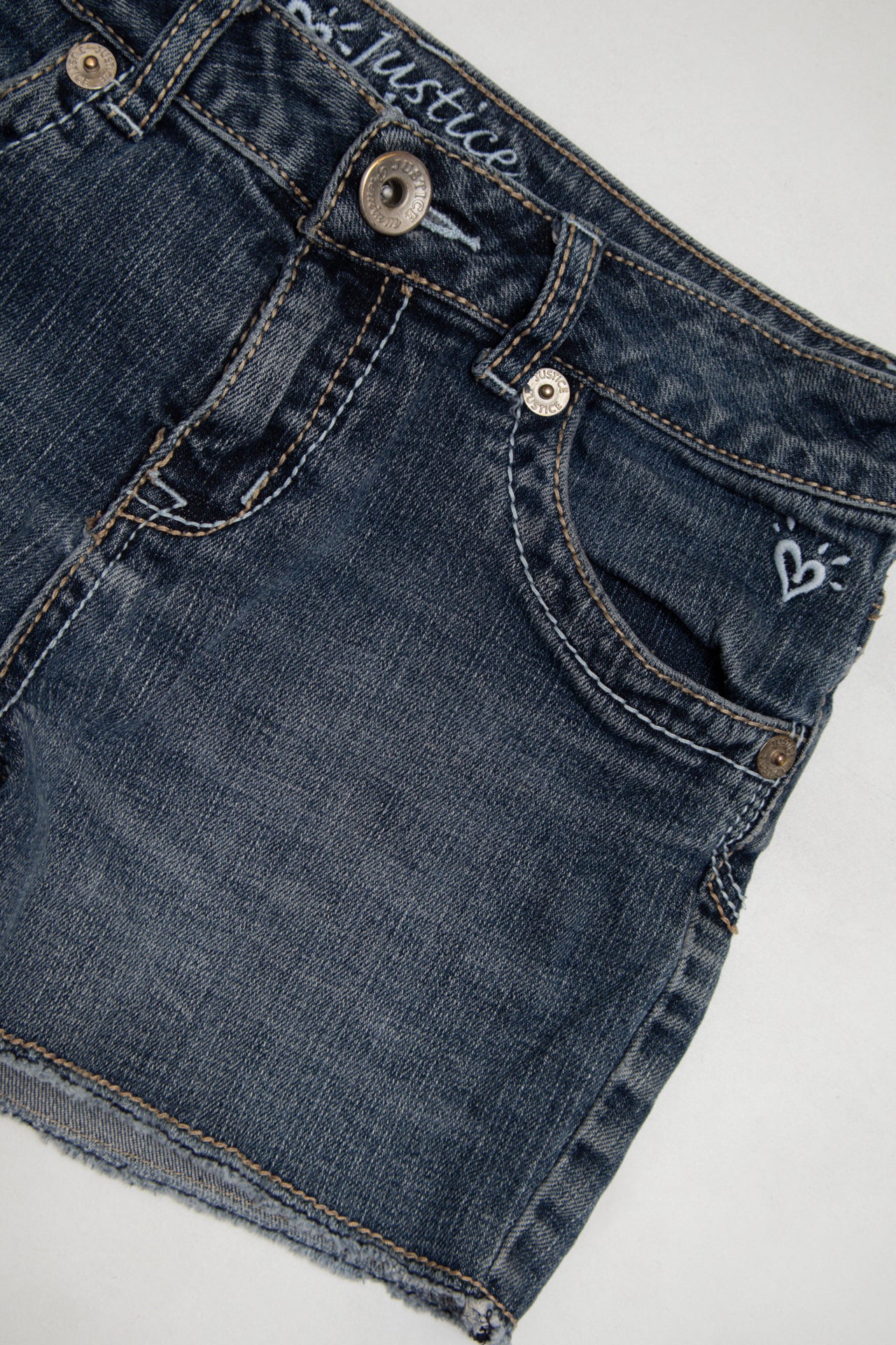 #147 Justice Jeans Denim Shorts Blue | c. 173 | Size 4