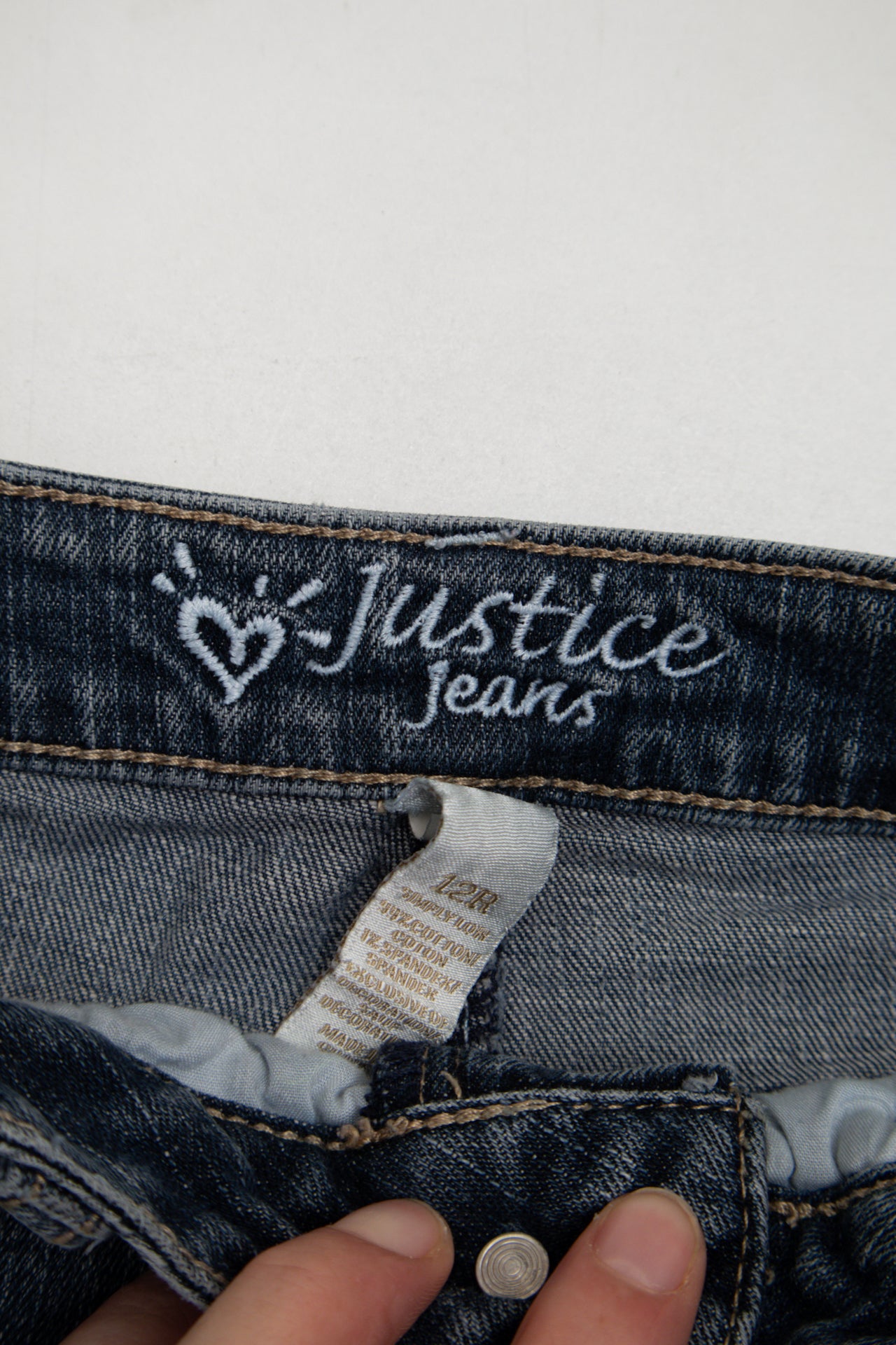 #147 Justice Jeans Denim Shorts Blue | c. 173 | Size 4