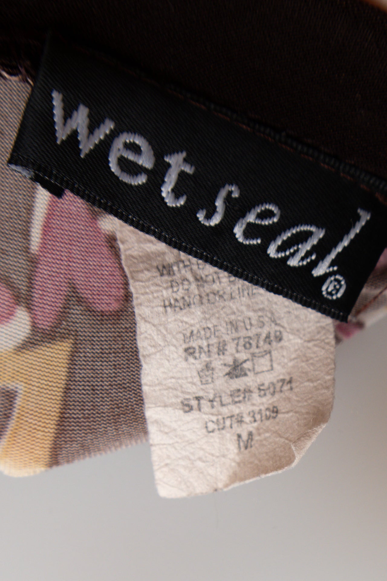 #133 Wet Seal Mini Skirt Brown | c. 176 | Size 10