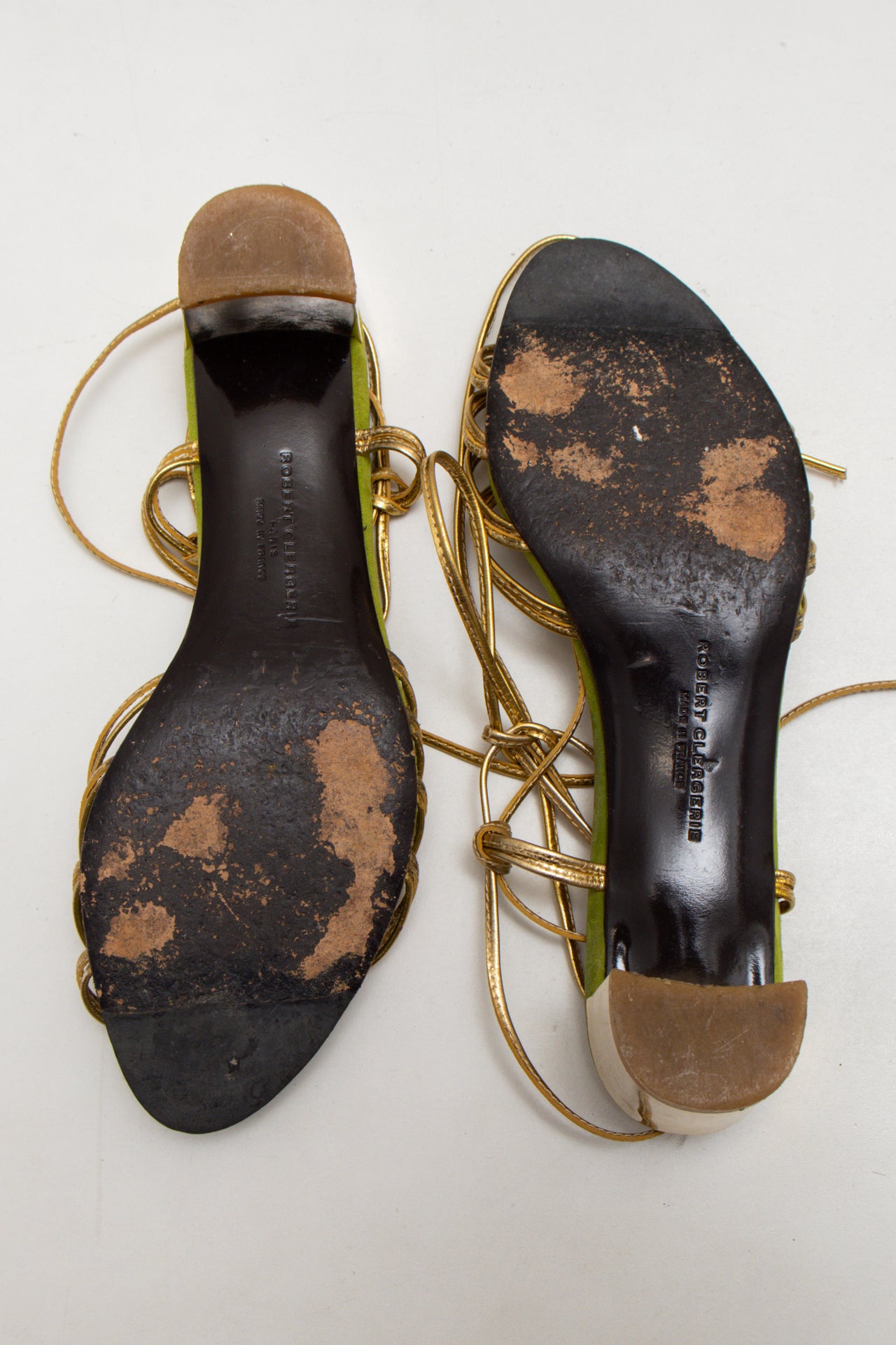 #191 Sandals Gold | c. 173 | Size AU7