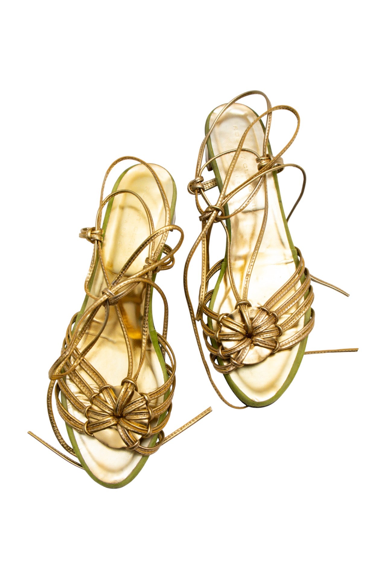 #191 Sandals Gold | c. 173 | Size AU7